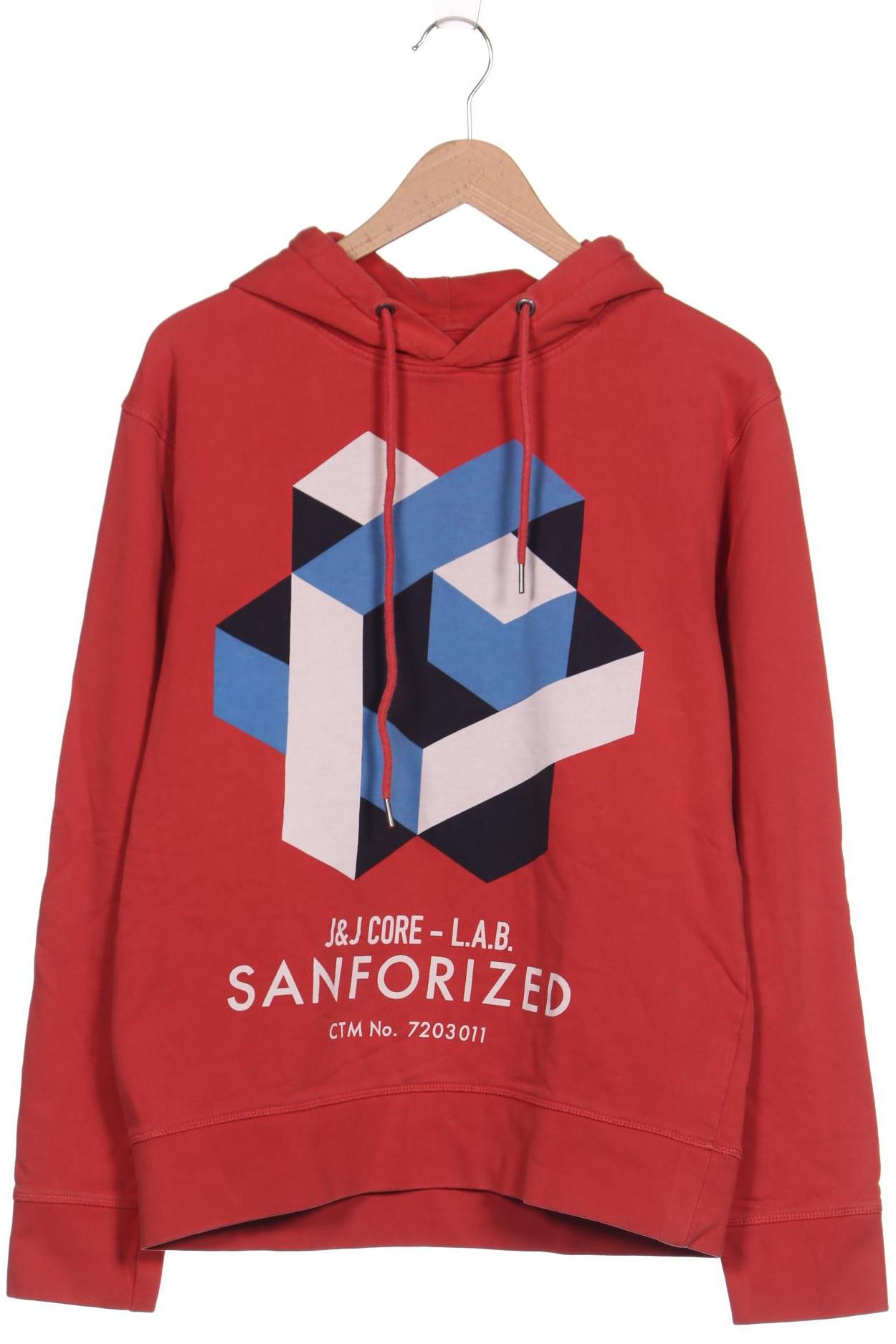 

JACK & JONES Herren Kapuzenpullover, rot