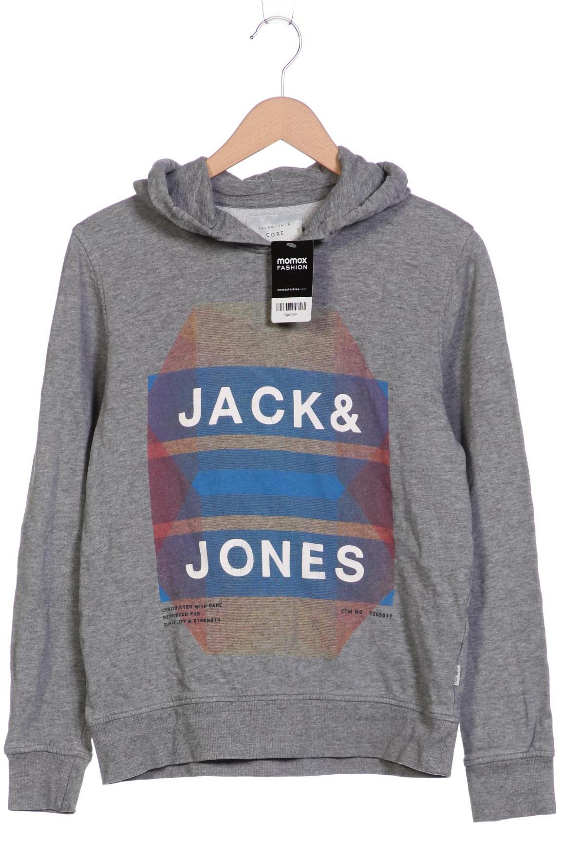 

JACK & JONES Herren Kapuzenpullover, grau