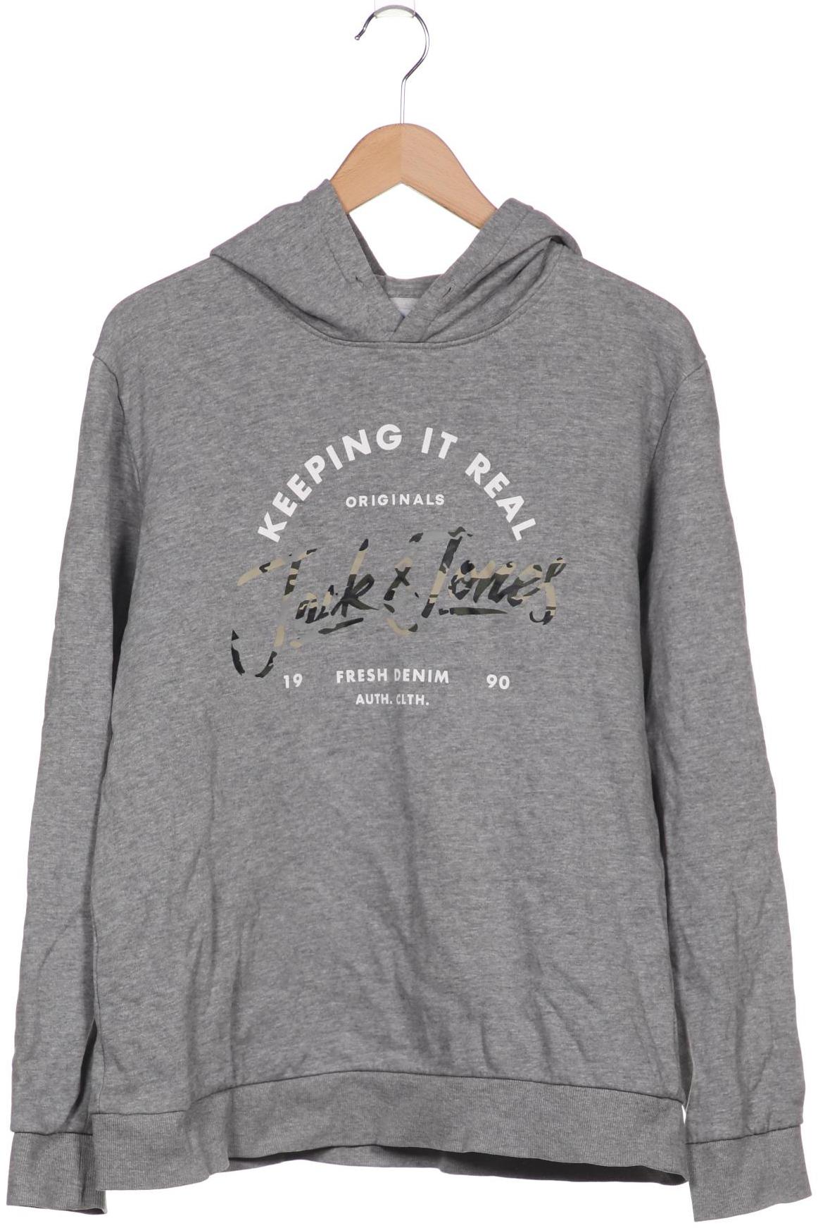 

Jack & Jones Herren Kapuzenpullover, grau, Gr. 54