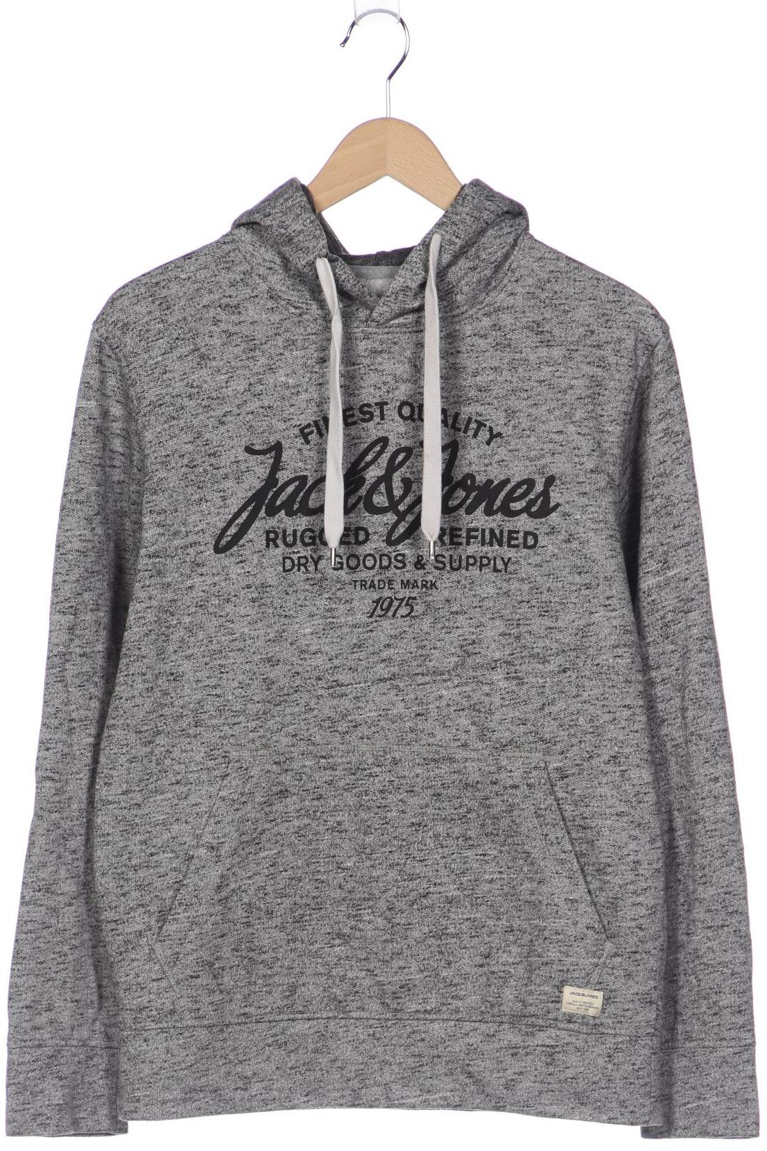 

JACK & JONES Herren Kapuzenpullover, grau