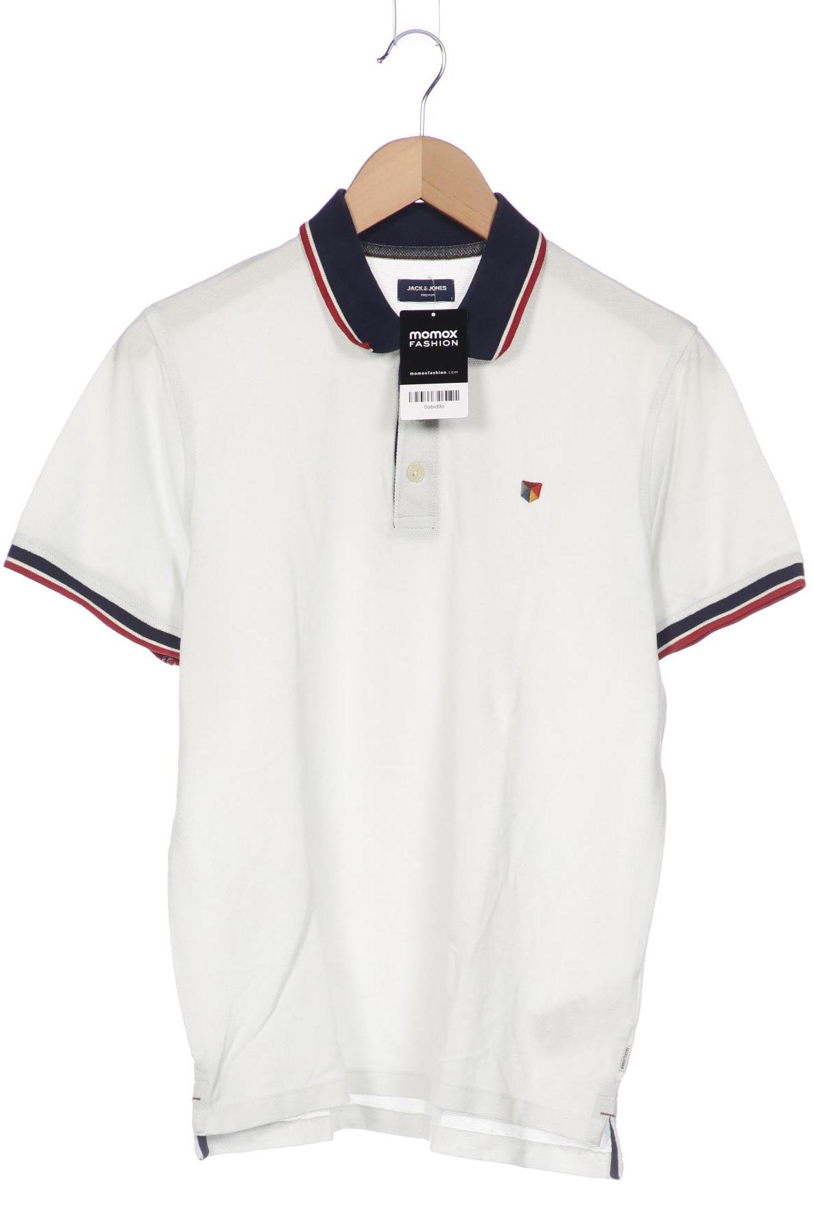 

Jack & Jones Herren Poloshirt, weiß, Gr. 46