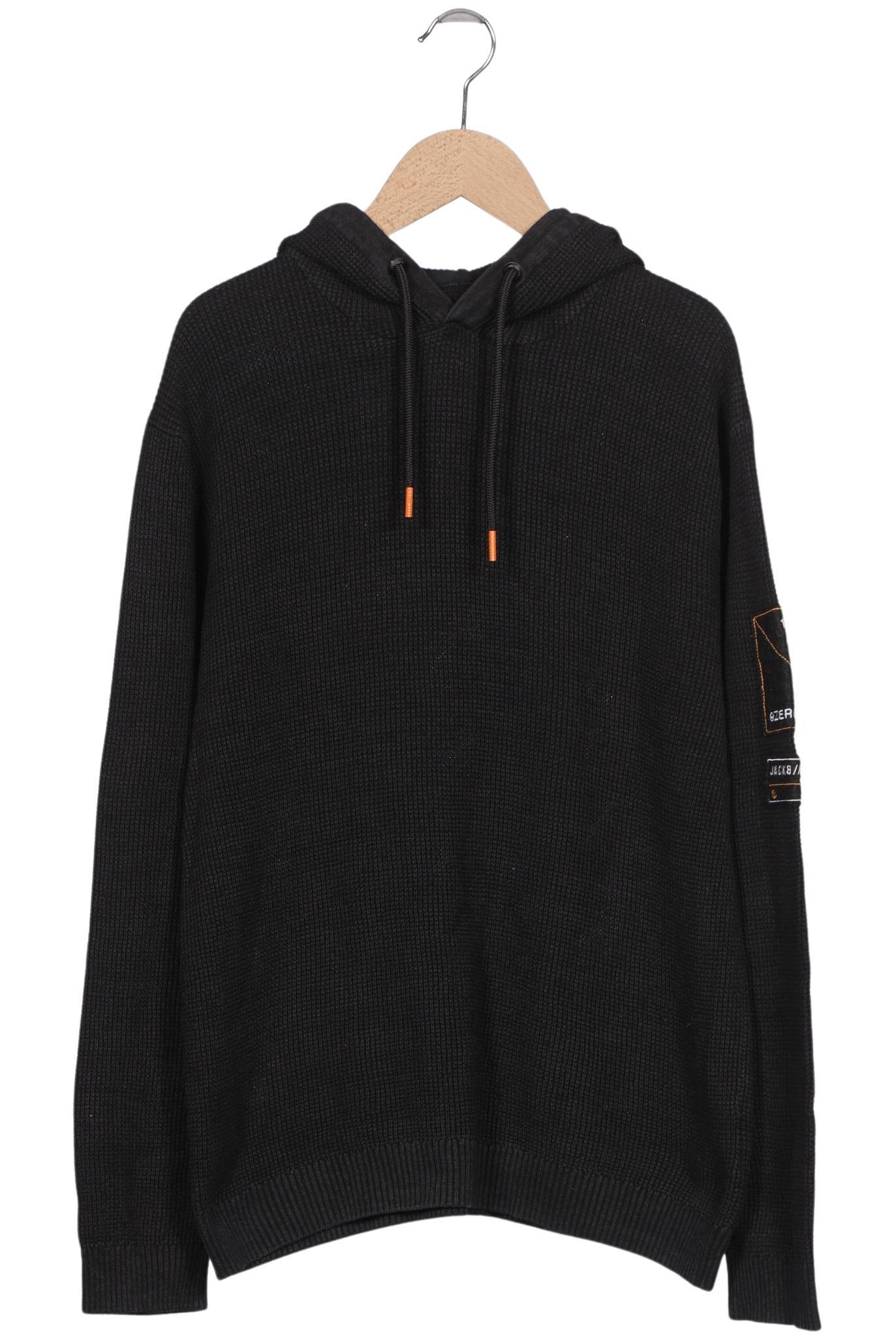 

Jack & Jones Herren Kapuzenpullover, schwarz, Gr. 48