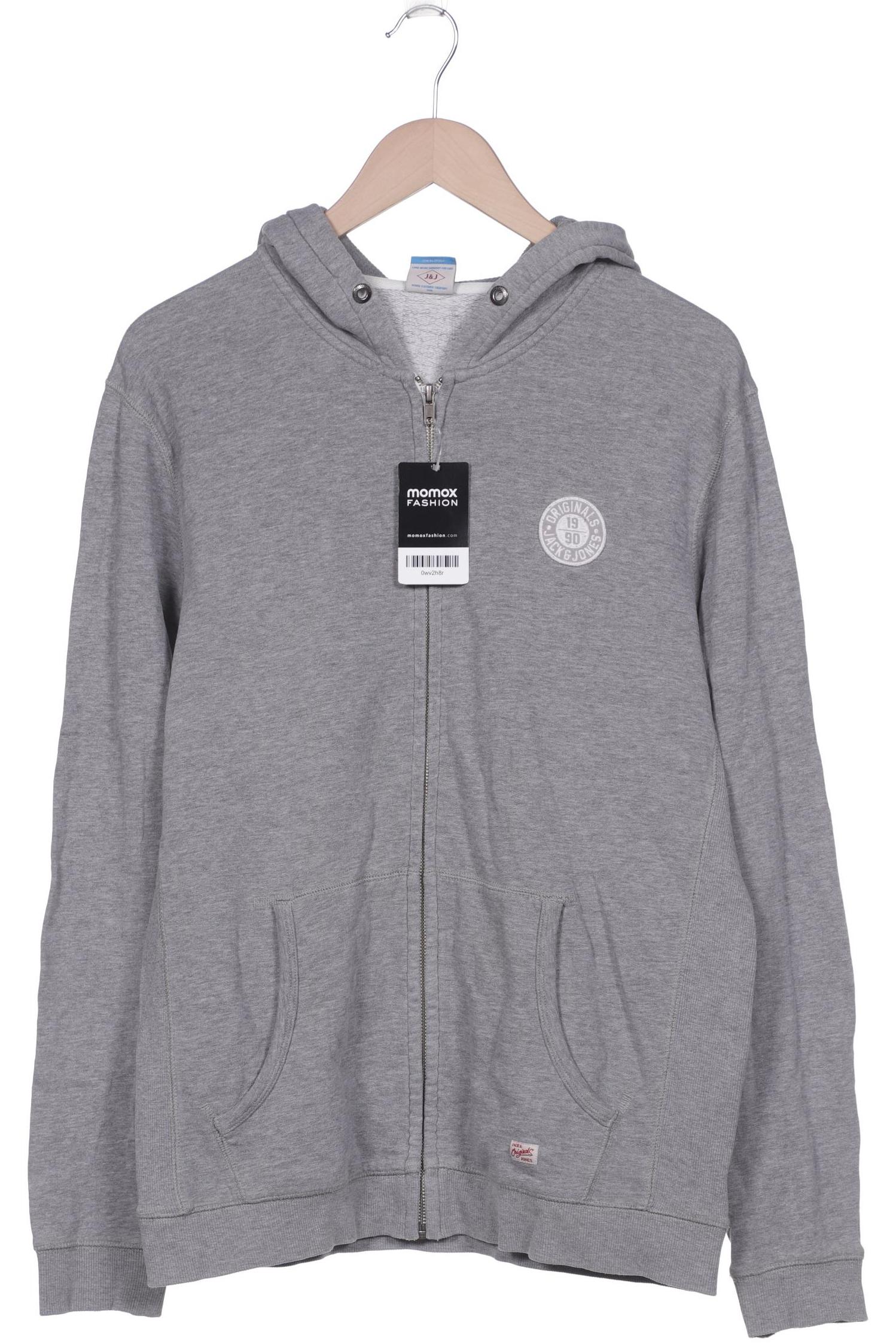 

Jack & Jones Herren Kapuzenpullover, grau, Gr. 52