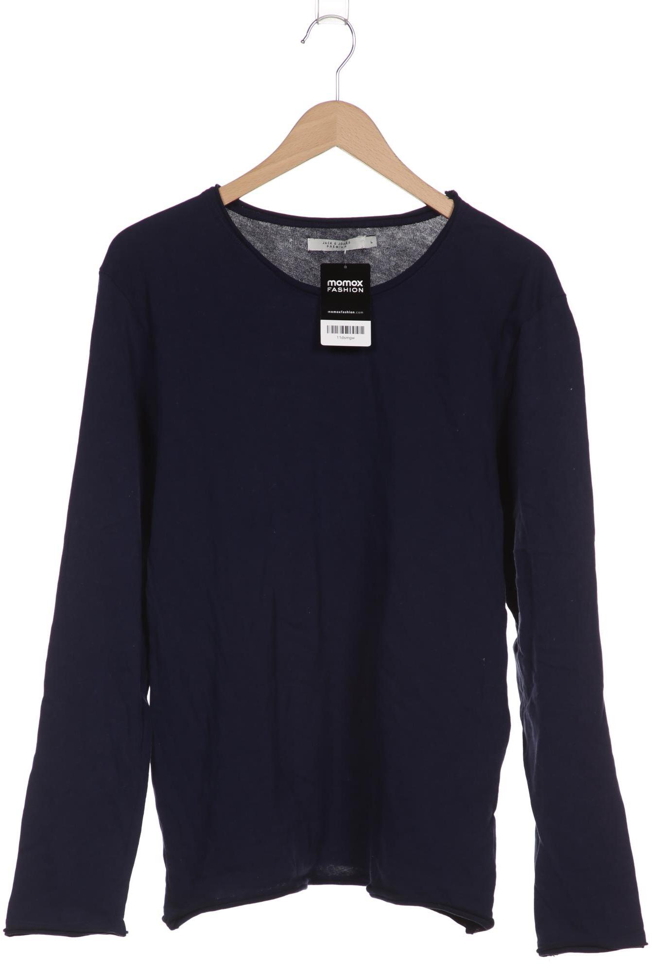 

Jack & Jones Herren Langarmshirt, marineblau