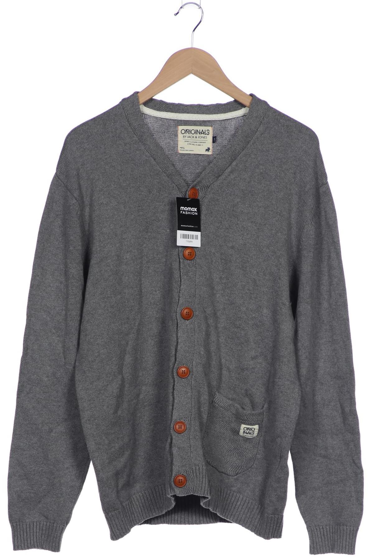 

Jack & Jones Herren Strickjacke, grau, Gr. 56