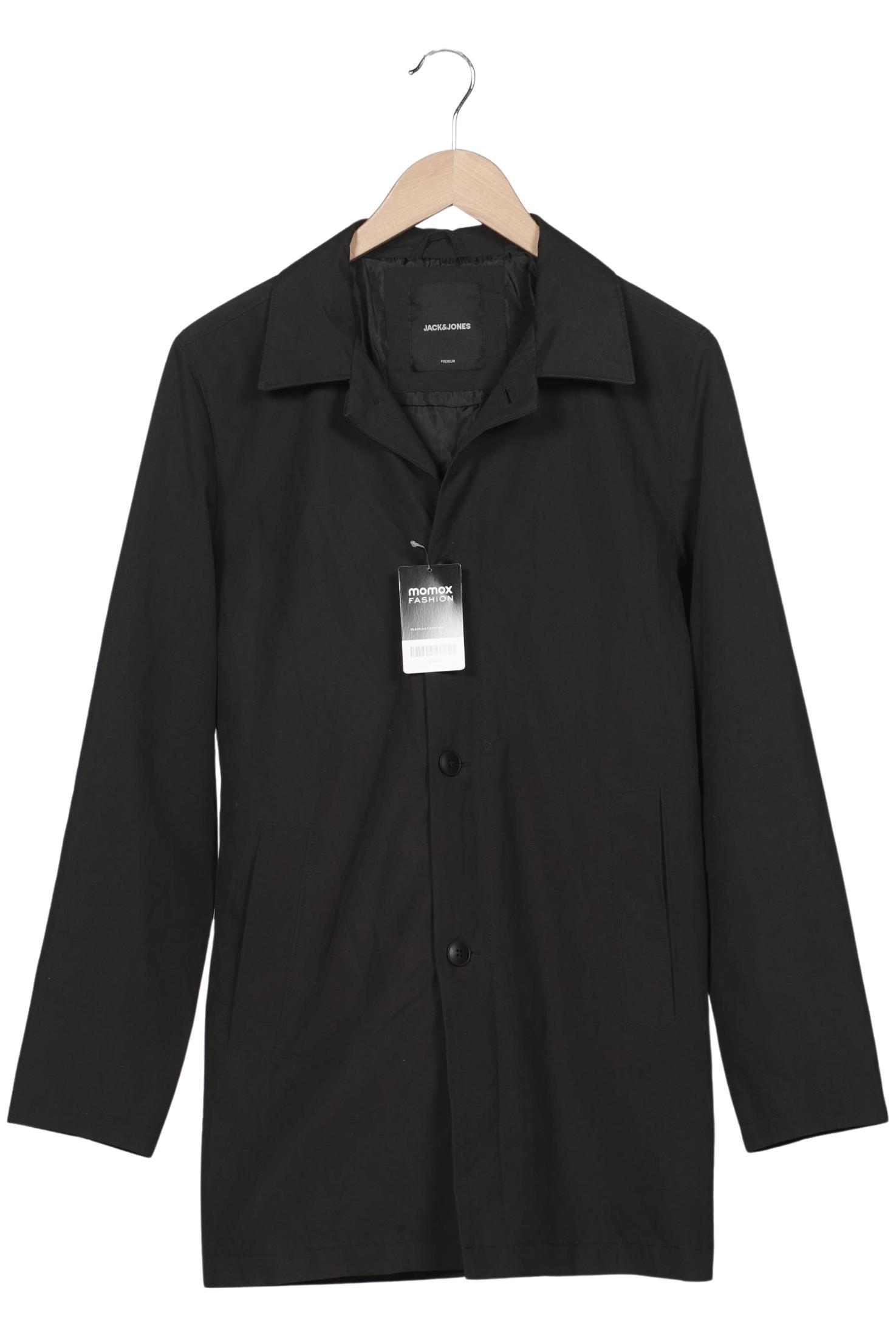 

Jack & Jones Herren Mantel, schwarz, Gr. 46