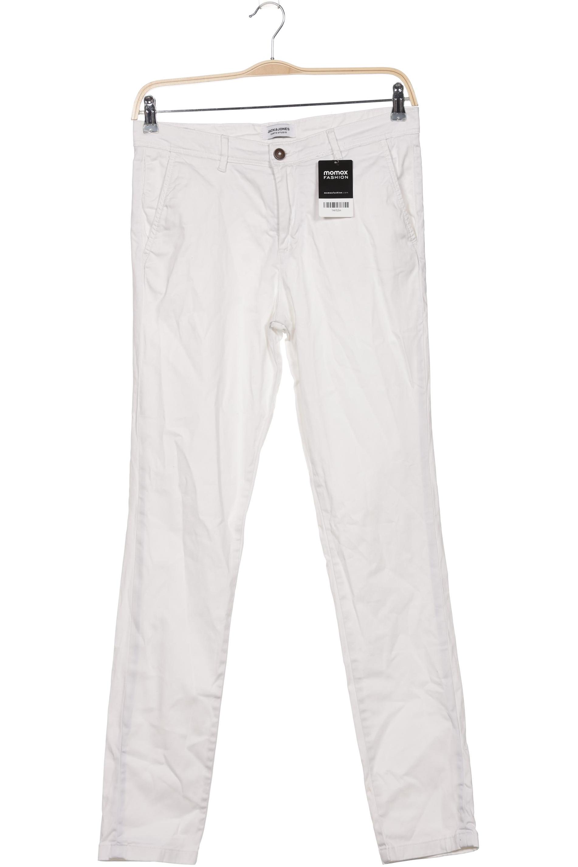 

Jack & Jones Herren Stoffhose, weiß, Gr. 31