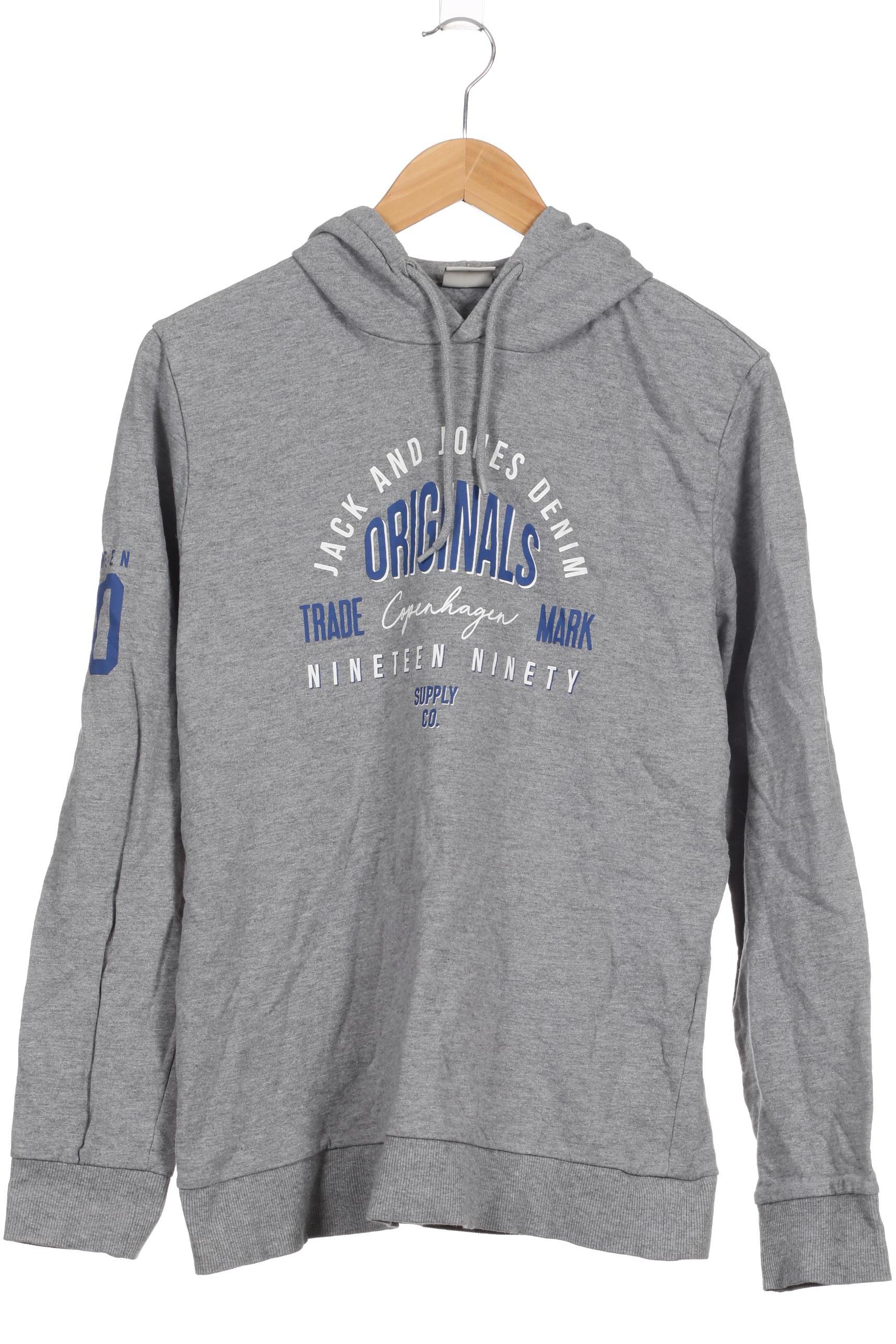 

Jack & Jones Herren Kapuzenpullover, grau, Gr.