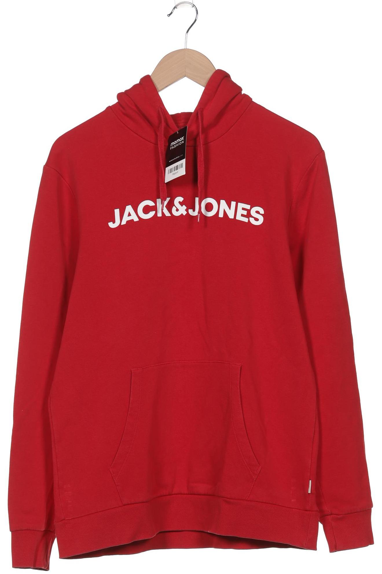 

Jack & Jones Herren Kapuzenpullover, rot, Gr. 48