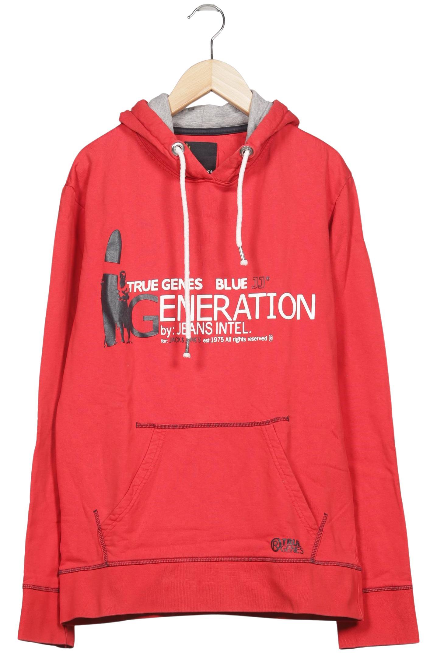 

Jack & Jones Herren Kapuzenpullover, rot, Gr. 52