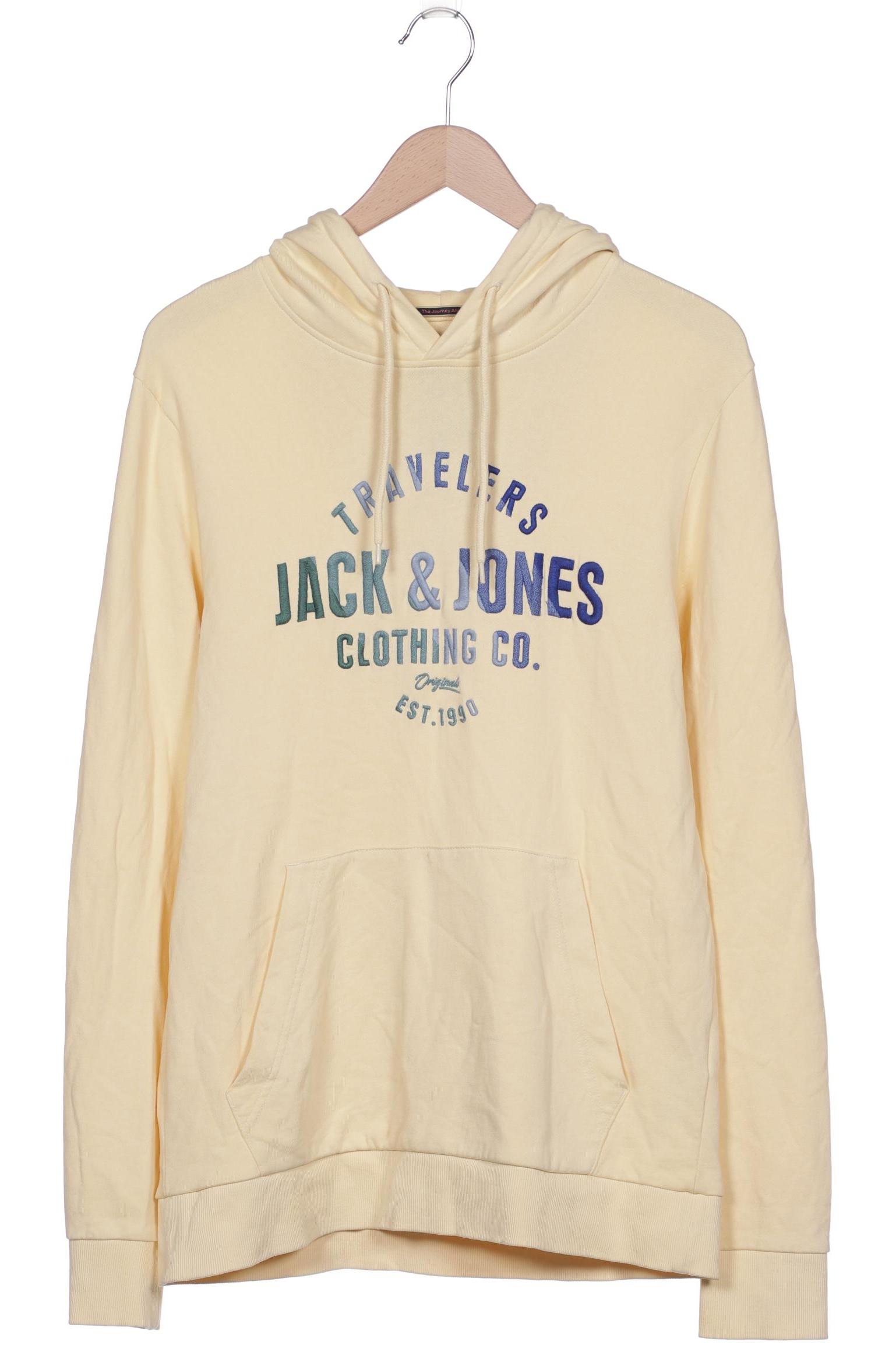 

Jack & Jones Herren Kapuzenpullover, gelb, Gr. 52