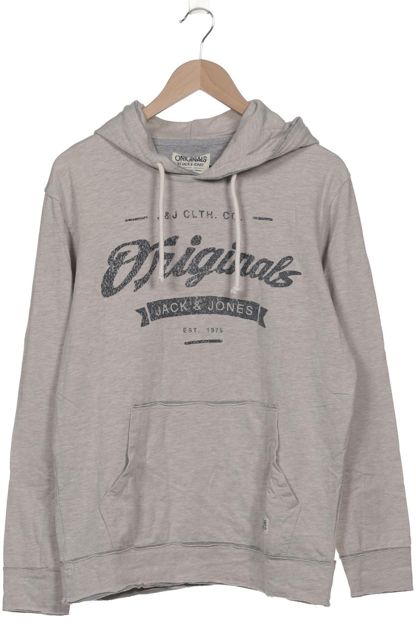 

Jack & Jones Herren Kapuzenpullover, grau, Gr. 52