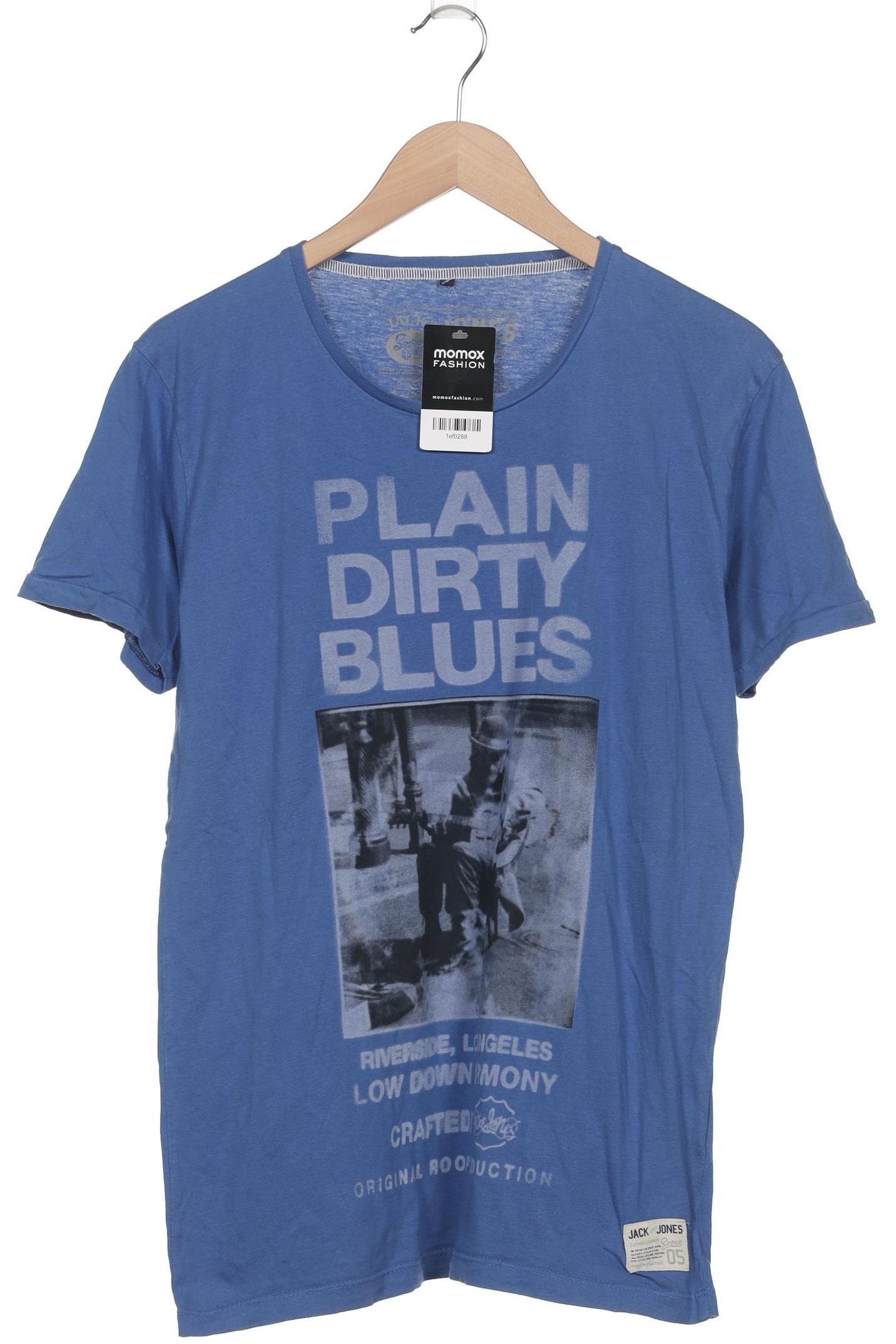 

Jack & Jones Herren T-Shirt, blau, Gr. 52