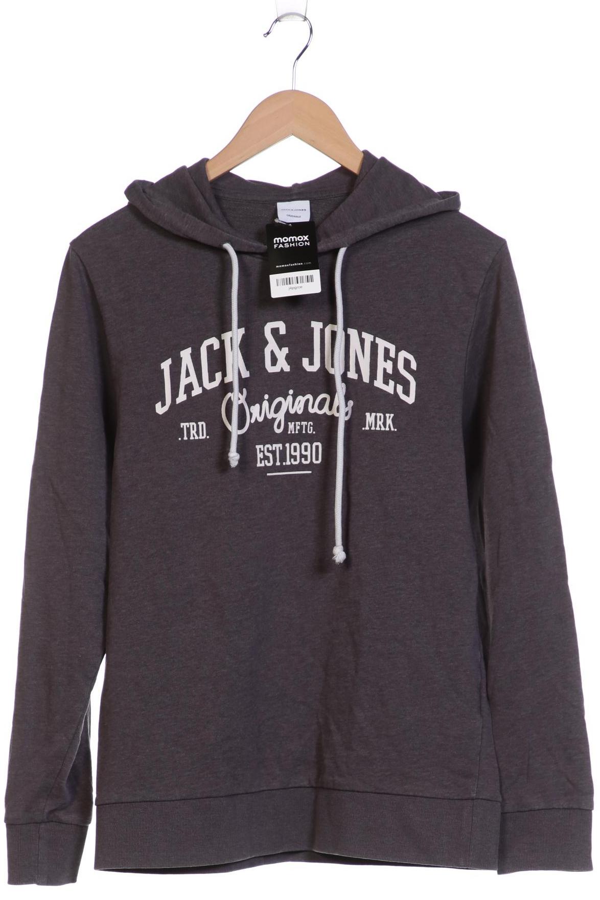 

Jack & Jones Herren Kapuzenpullover, grau, Gr. 48