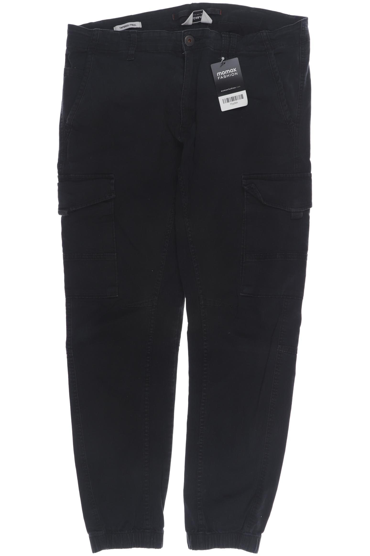 

Jack & Jones Herren Stoffhose, schwarz, Gr. 34