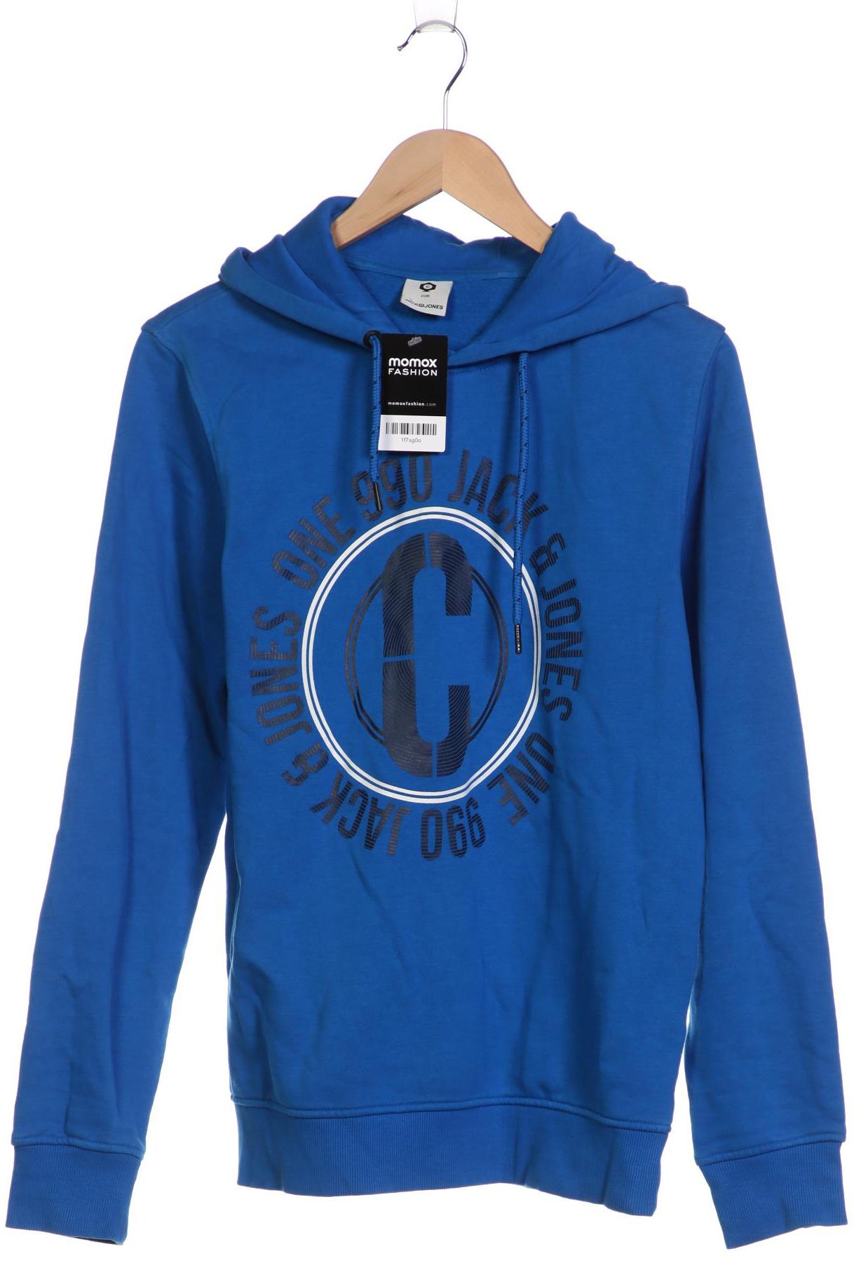 

Jack & Jones Herren Kapuzenpullover, blau, Gr. 48