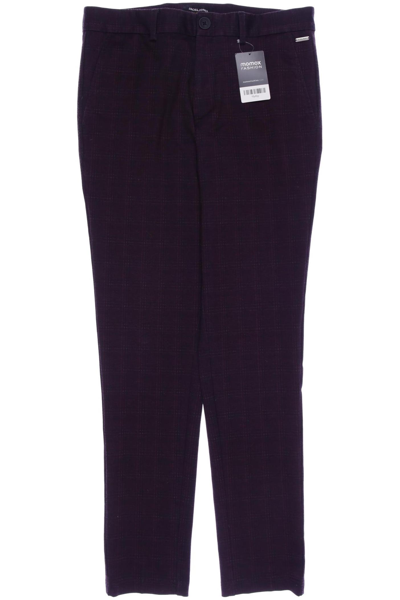 

JACK & JONES Herren Stoffhose, bordeaux