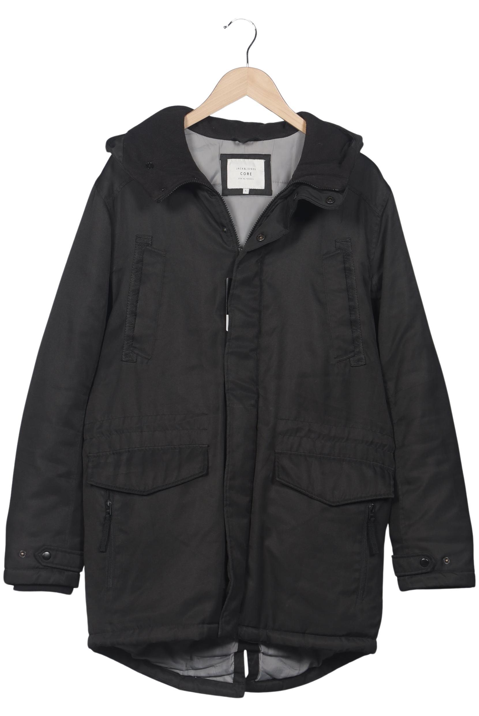 

Jack & Jones Herren Mantel, schwarz, Gr. 52