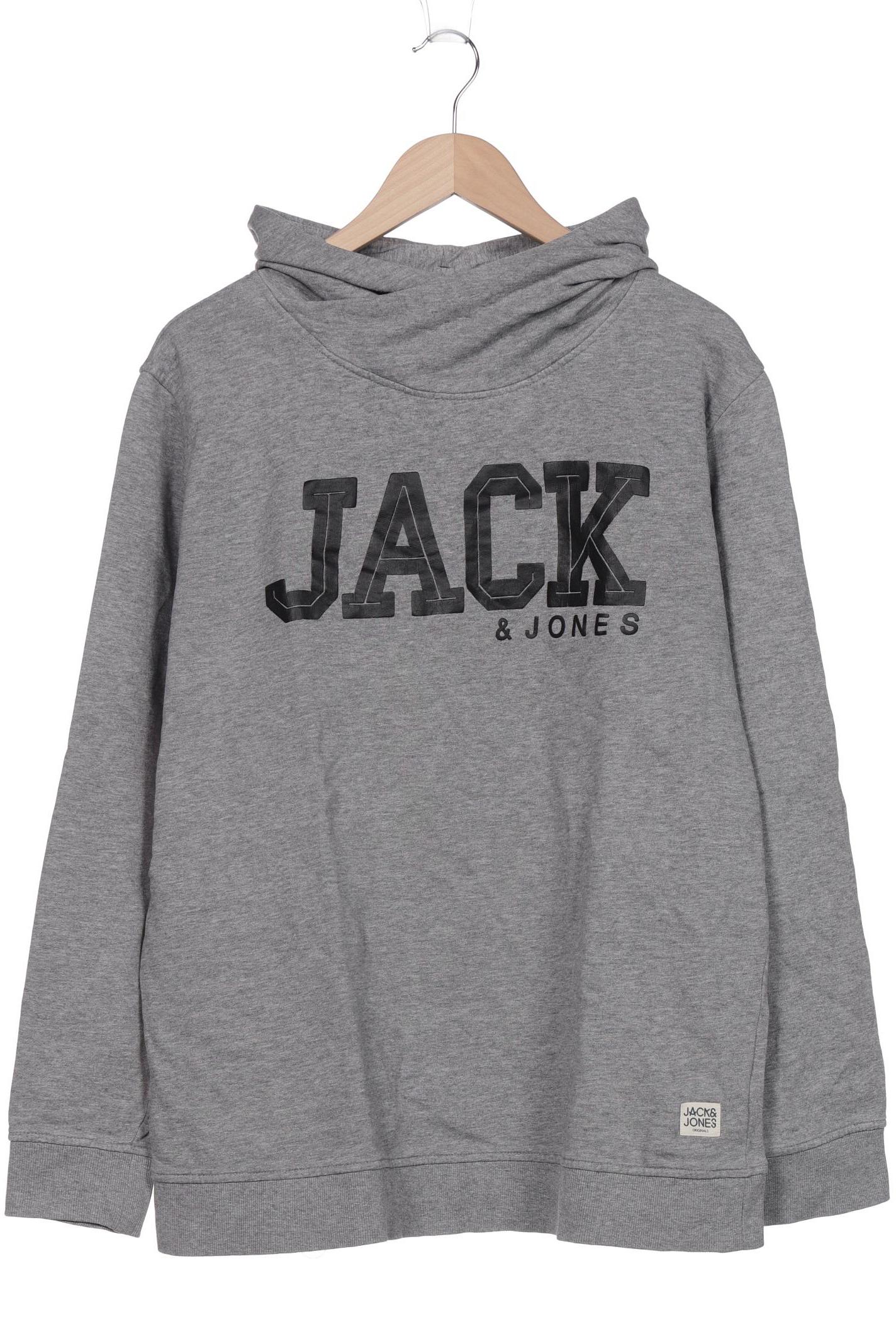 

JACK & JONES Herren Kapuzenpullover, grau