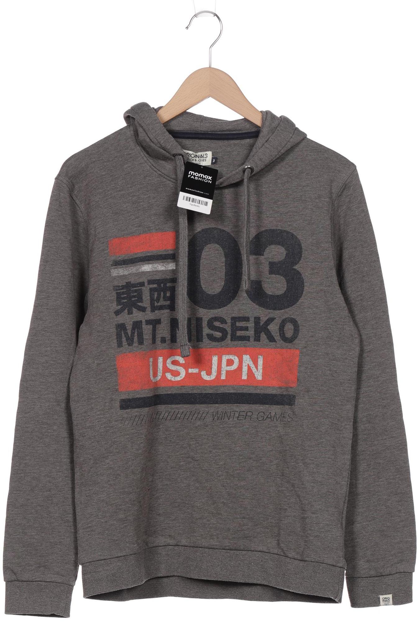 

JACK & JONES Herren Kapuzenpullover, grau