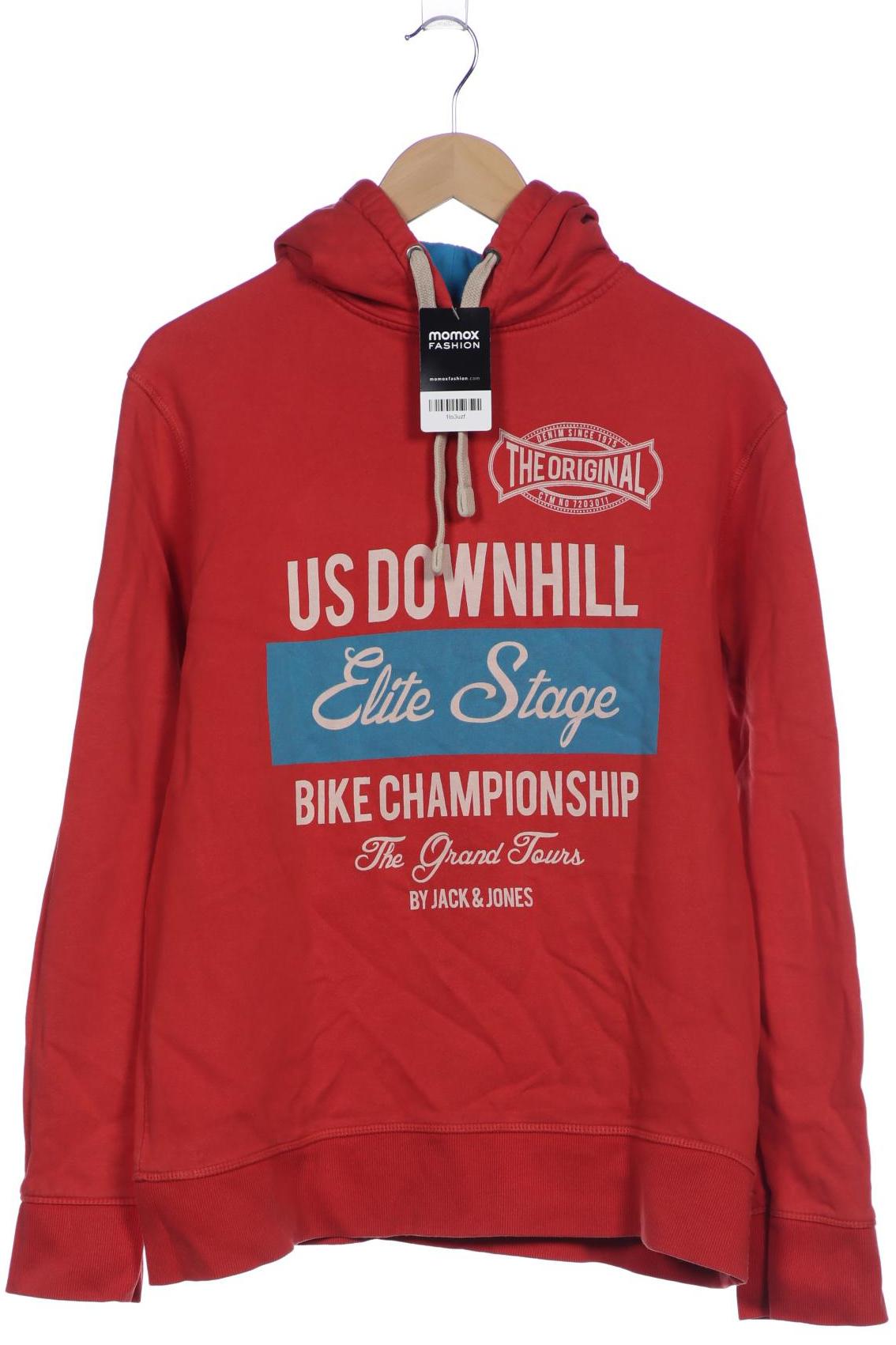 

Jack & Jones Herren Kapuzenpullover, rot, Gr. 54