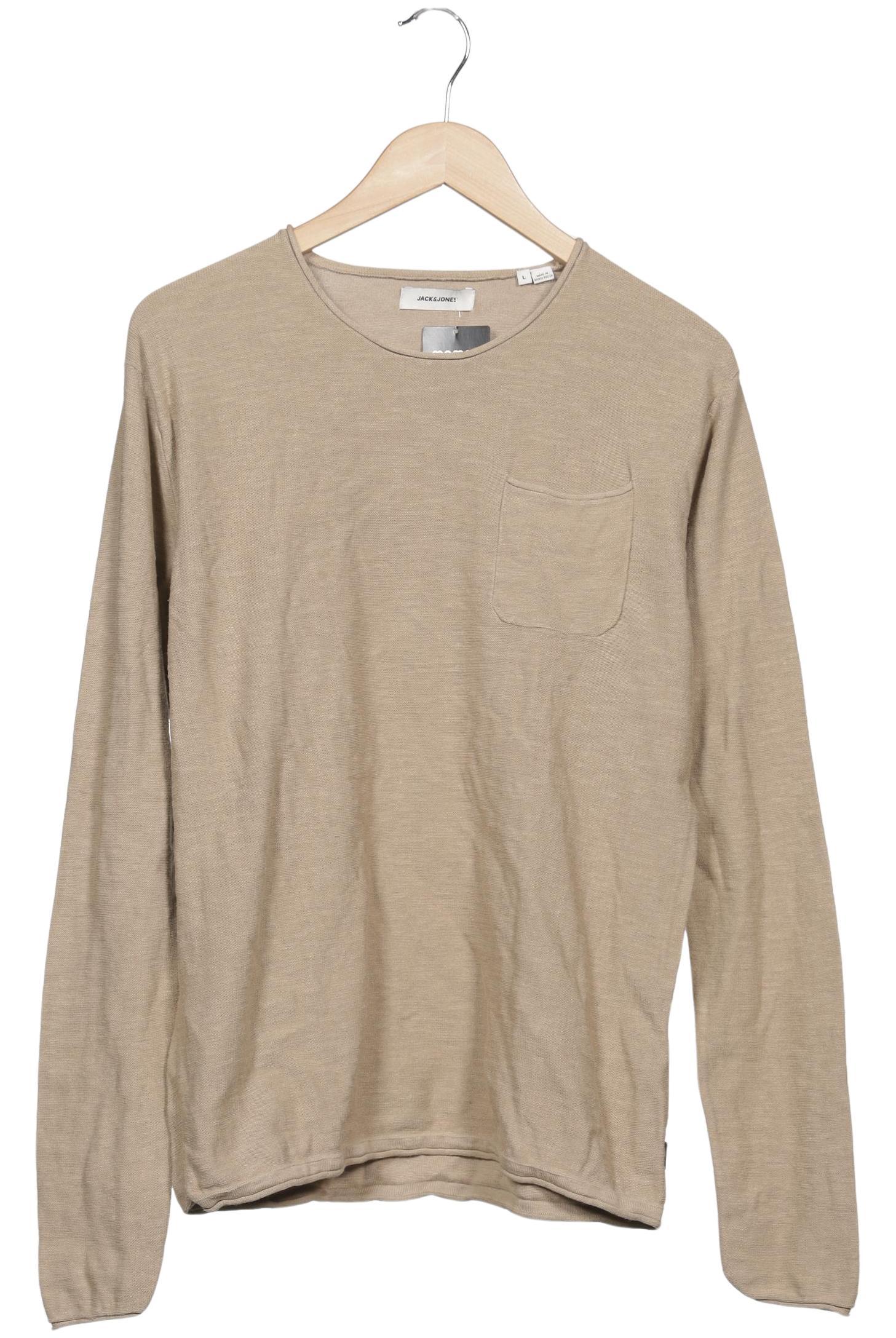 

Jack & Jones Herren Langarmshirt, beige, Gr. 52