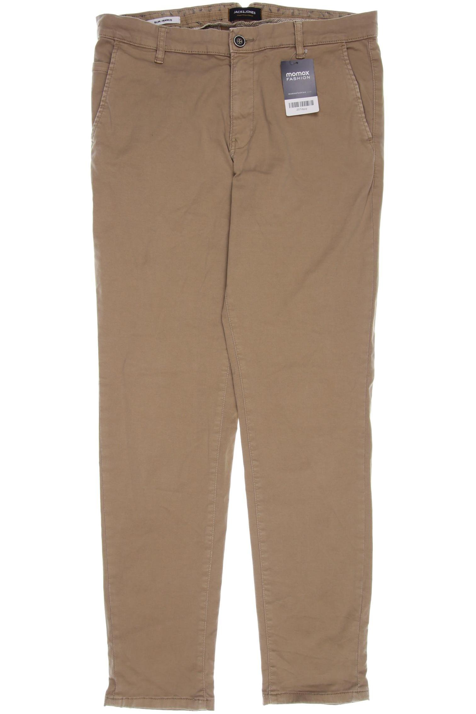 

JACK & JONES Herren Stoffhose, beige