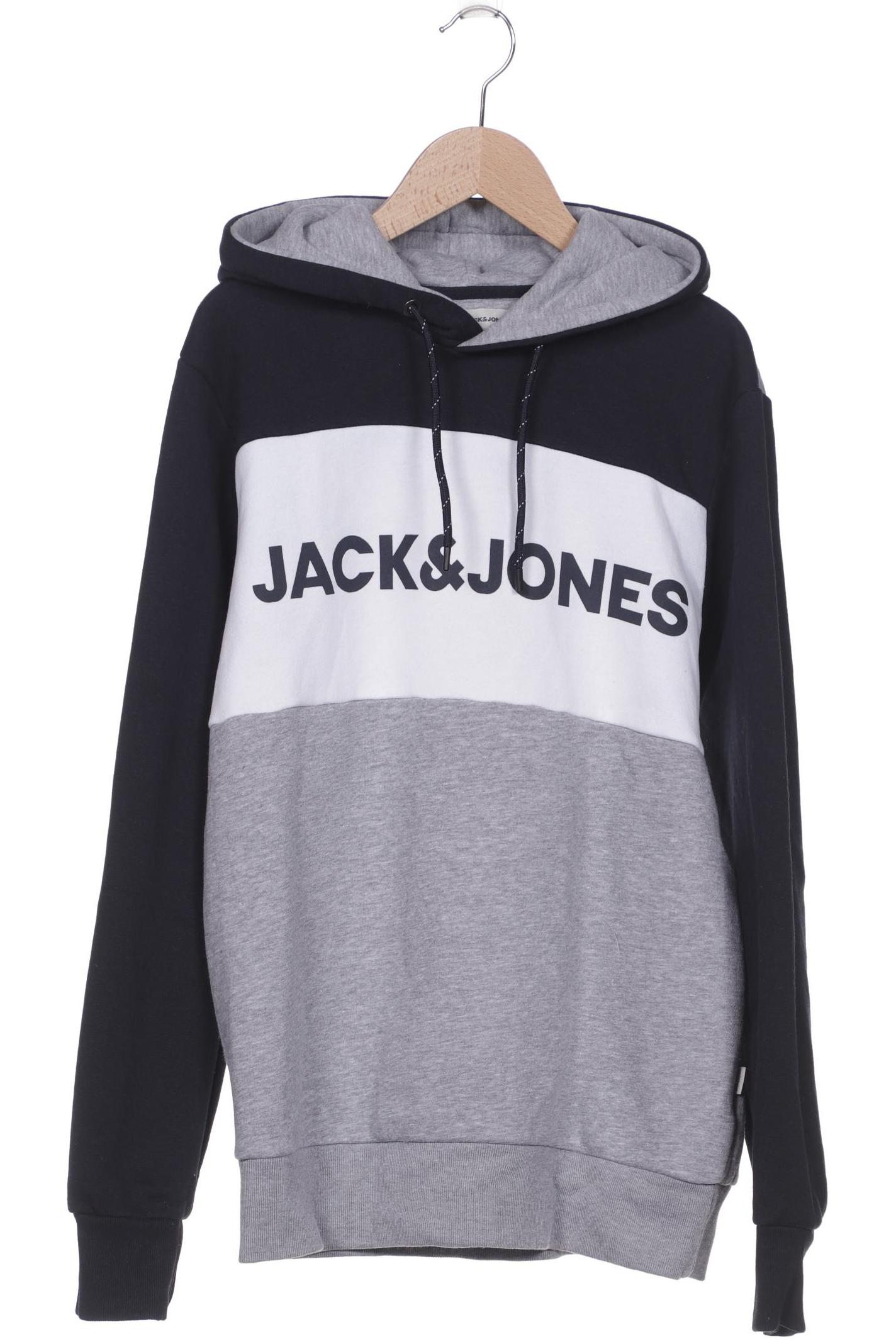 

JACK & JONES Herren Kapuzenpullover, grau