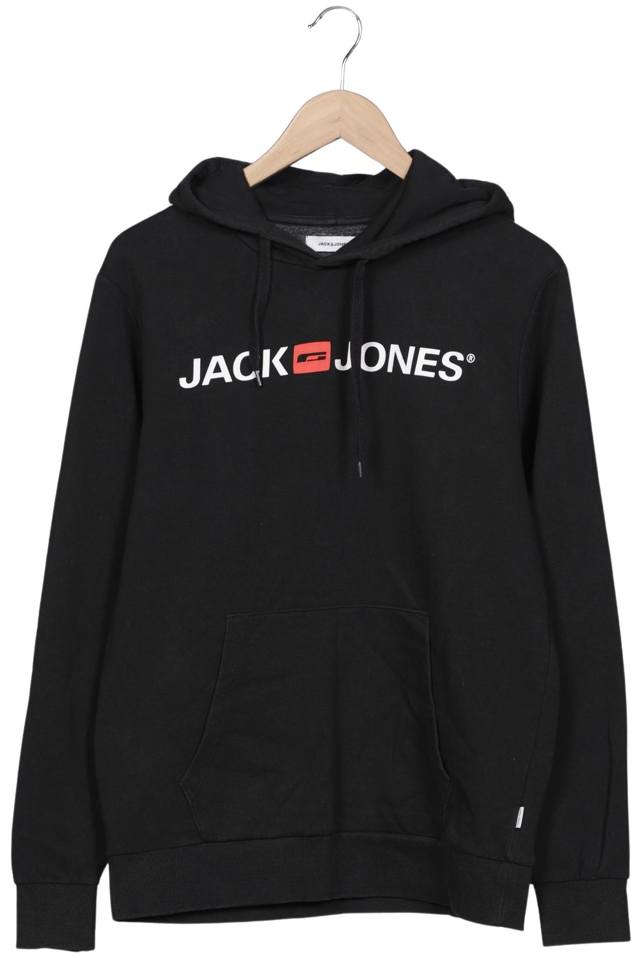 

Jack & Jones Herren Kapuzenpullover, schwarz, Gr. 48