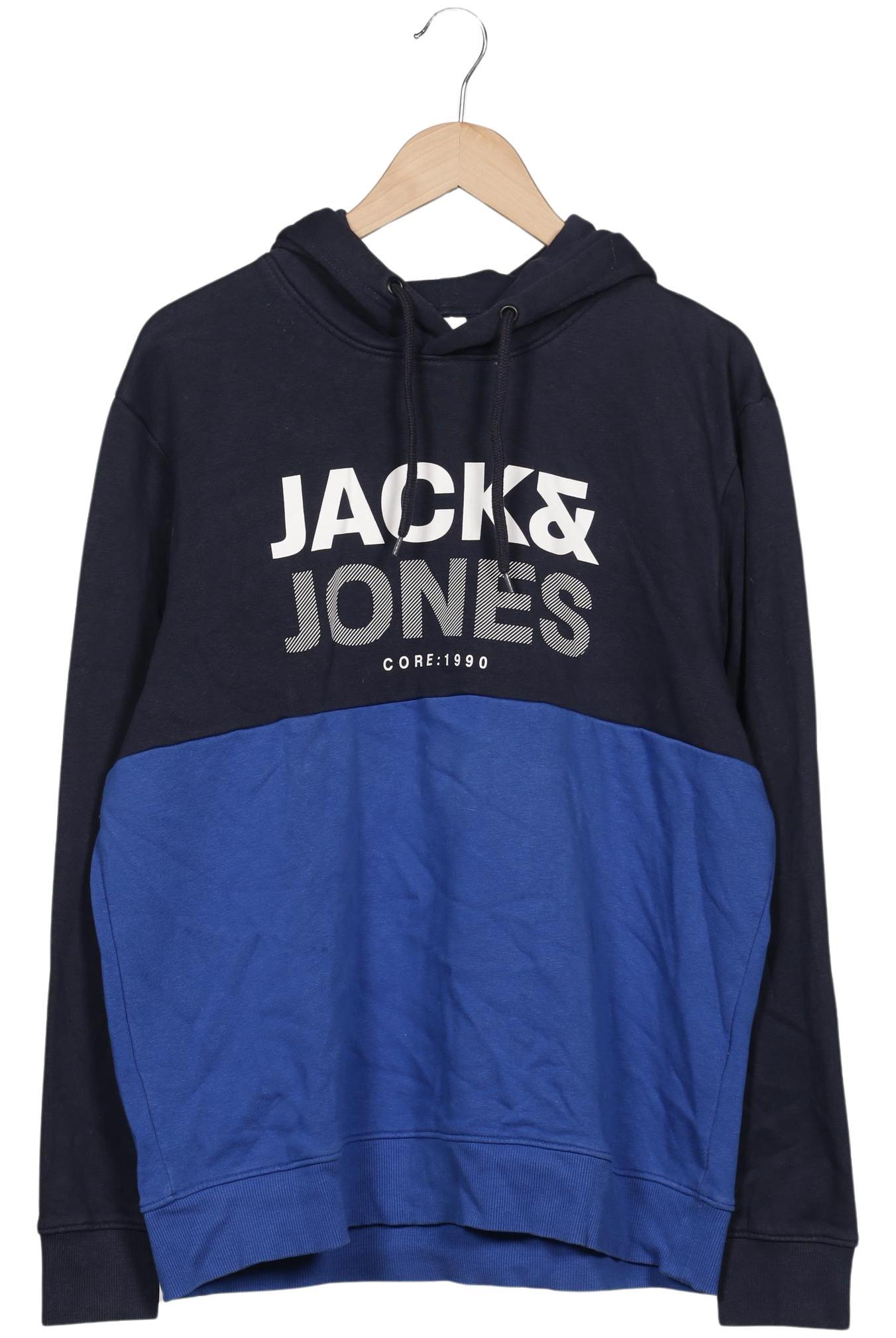 

Jack & Jones Herren Kapuzenpullover, blau, Gr. 54