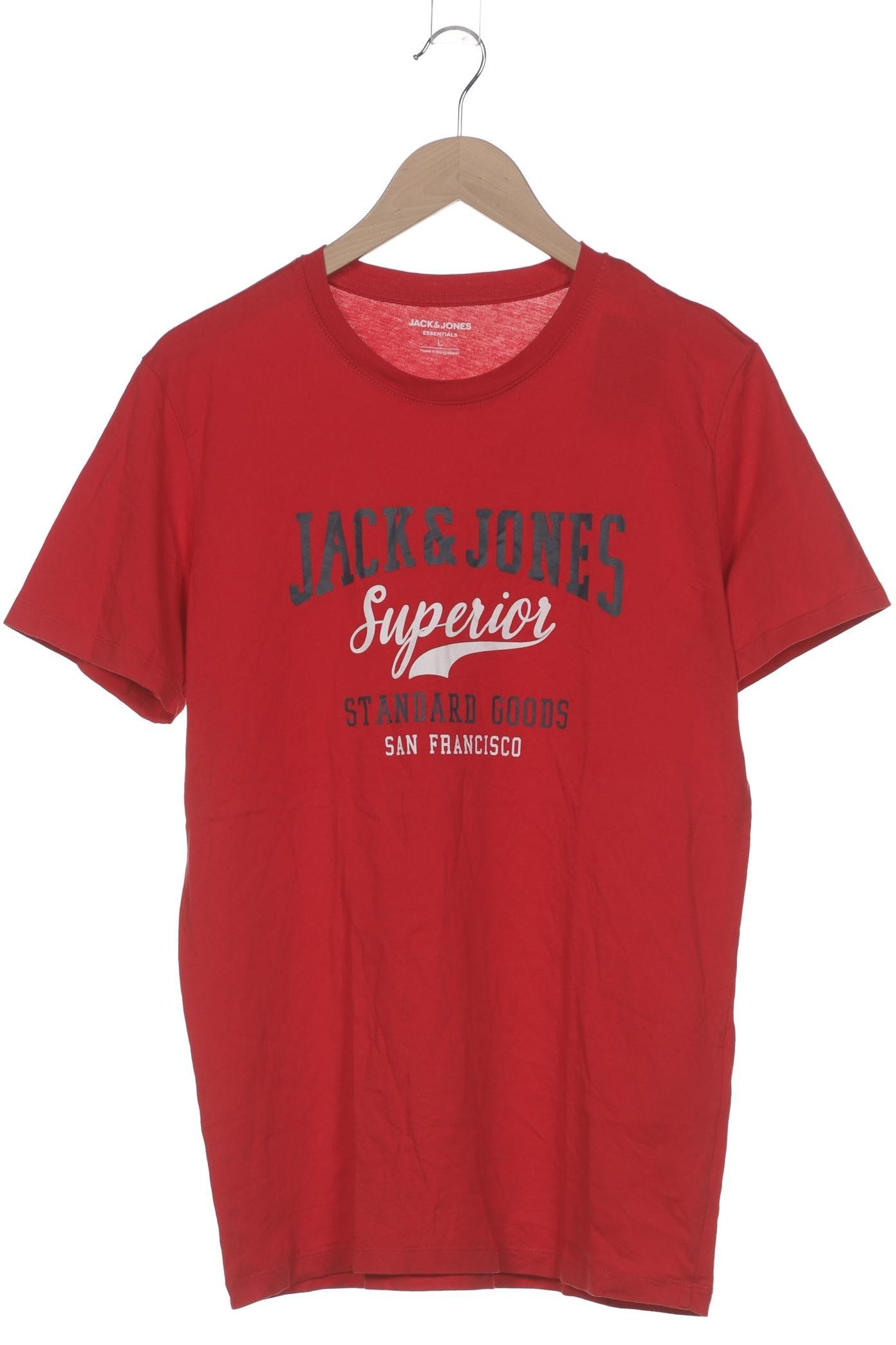 

Jack & Jones Herren T-Shirt, rot, Gr. 52