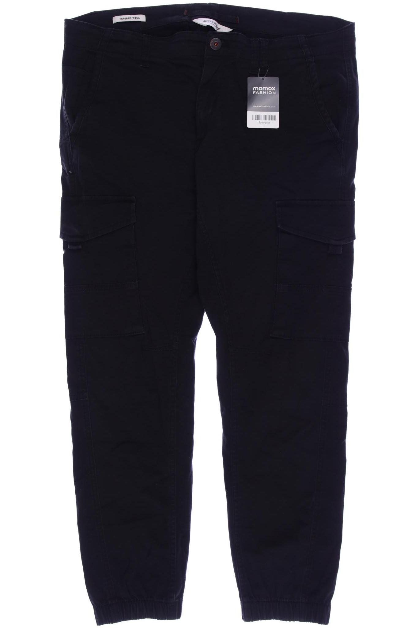 

Jack & Jones Herren Stoffhose, schwarz, Gr. 54