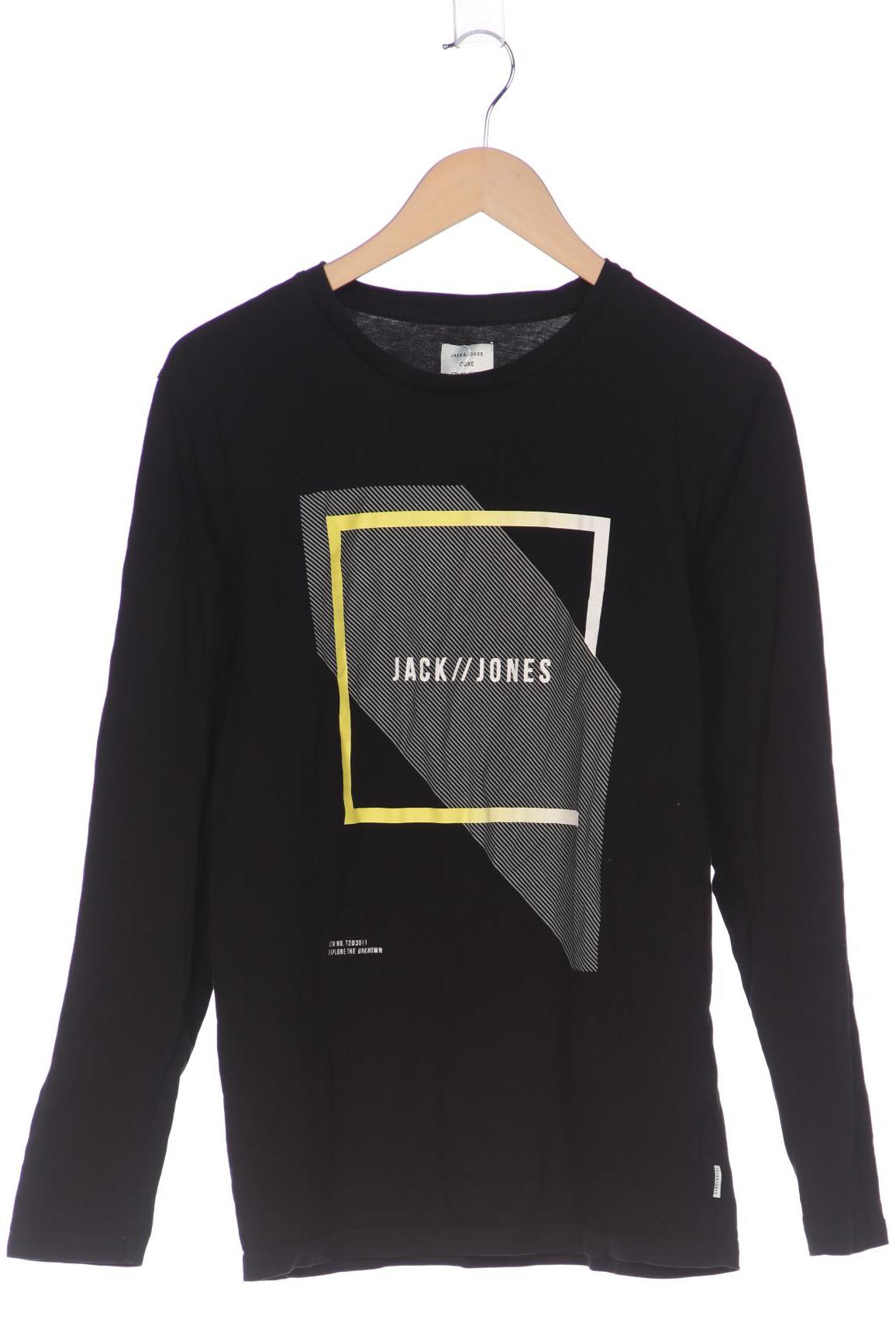 

JACK & JONES Herren Langarmshirt, schwarz
