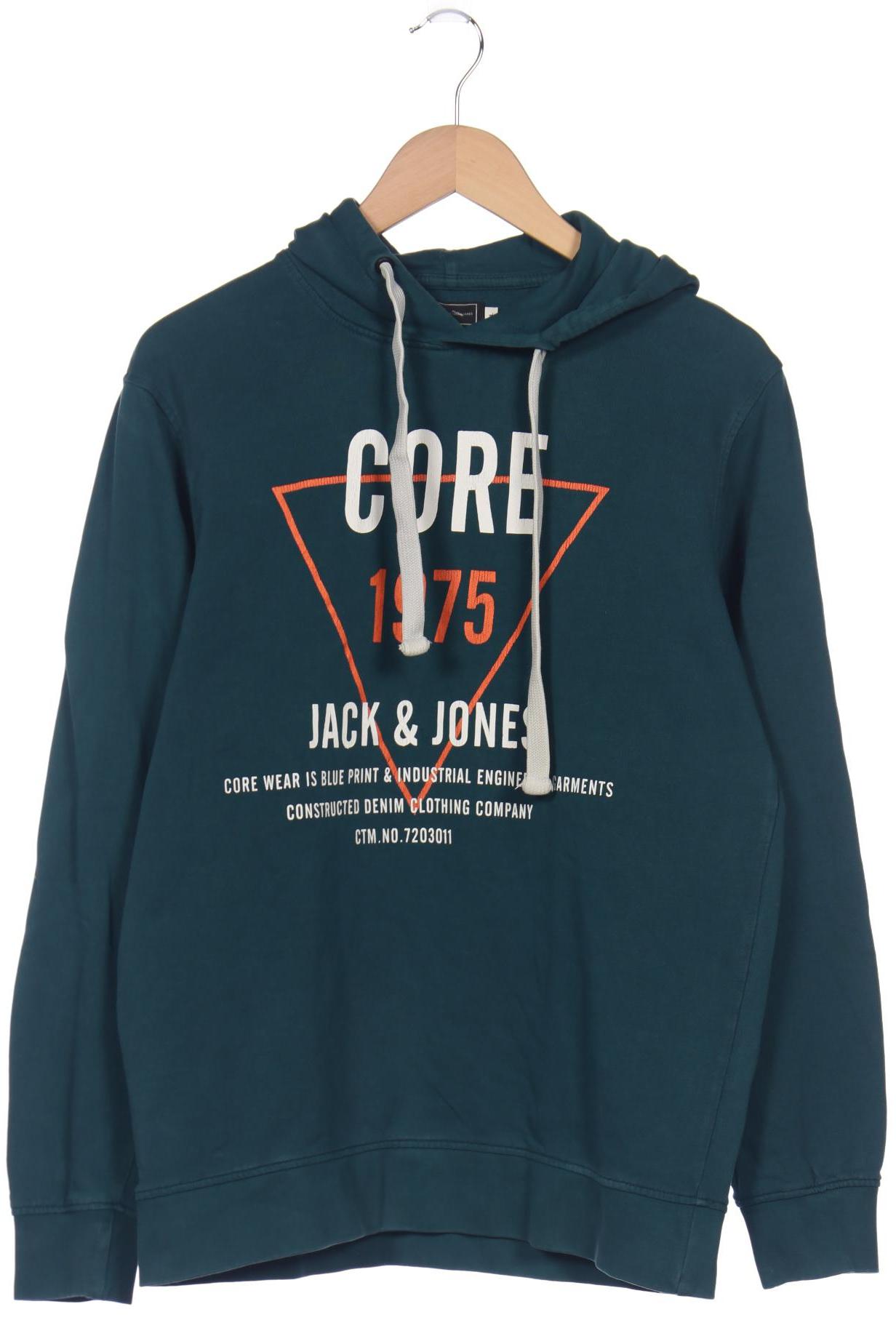 

Jack & Jones Herren Kapuzenpullover, türkis, Gr. 52