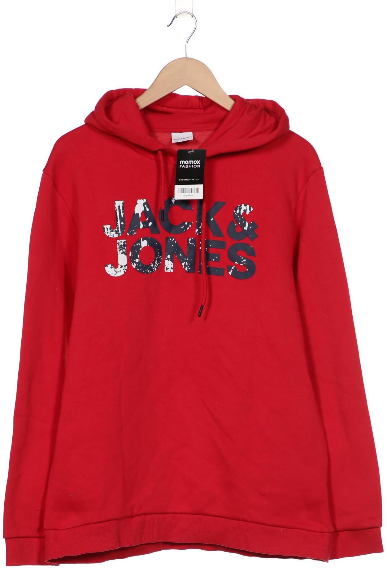 

Jack & Jones Herren Kapuzenpullover, rot, Gr. 54