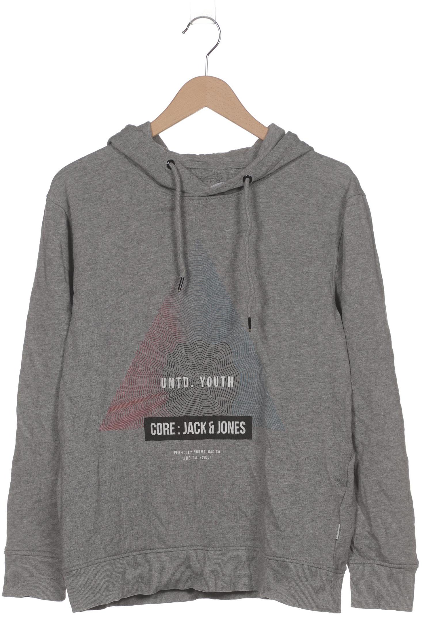 

Jack & Jones Herren Kapuzenpullover, grau, Gr. 52