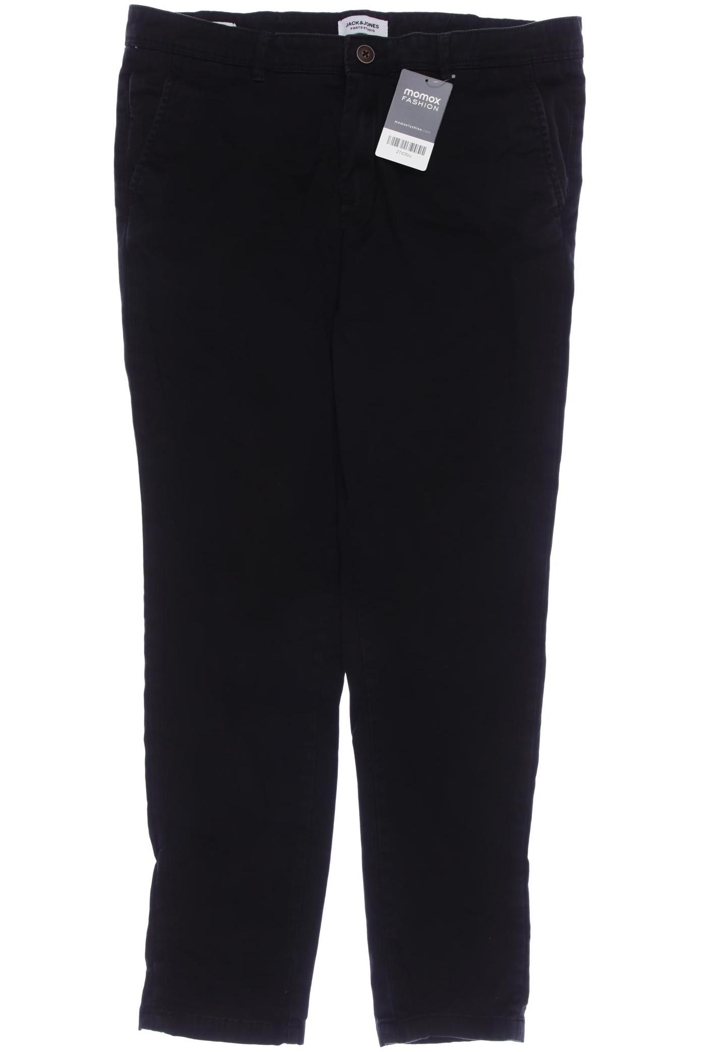

Jack & Jones Herren Stoffhose, schwarz, Gr. 34