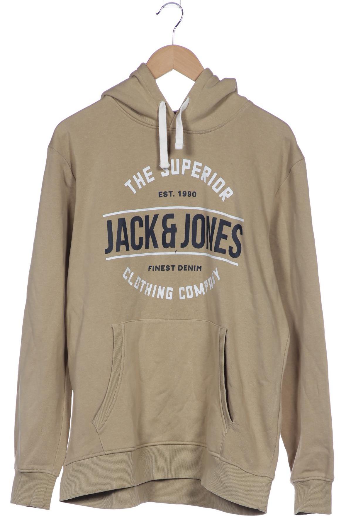 

Jack & Jones Herren Kapuzenpullover, beige, Gr. 54