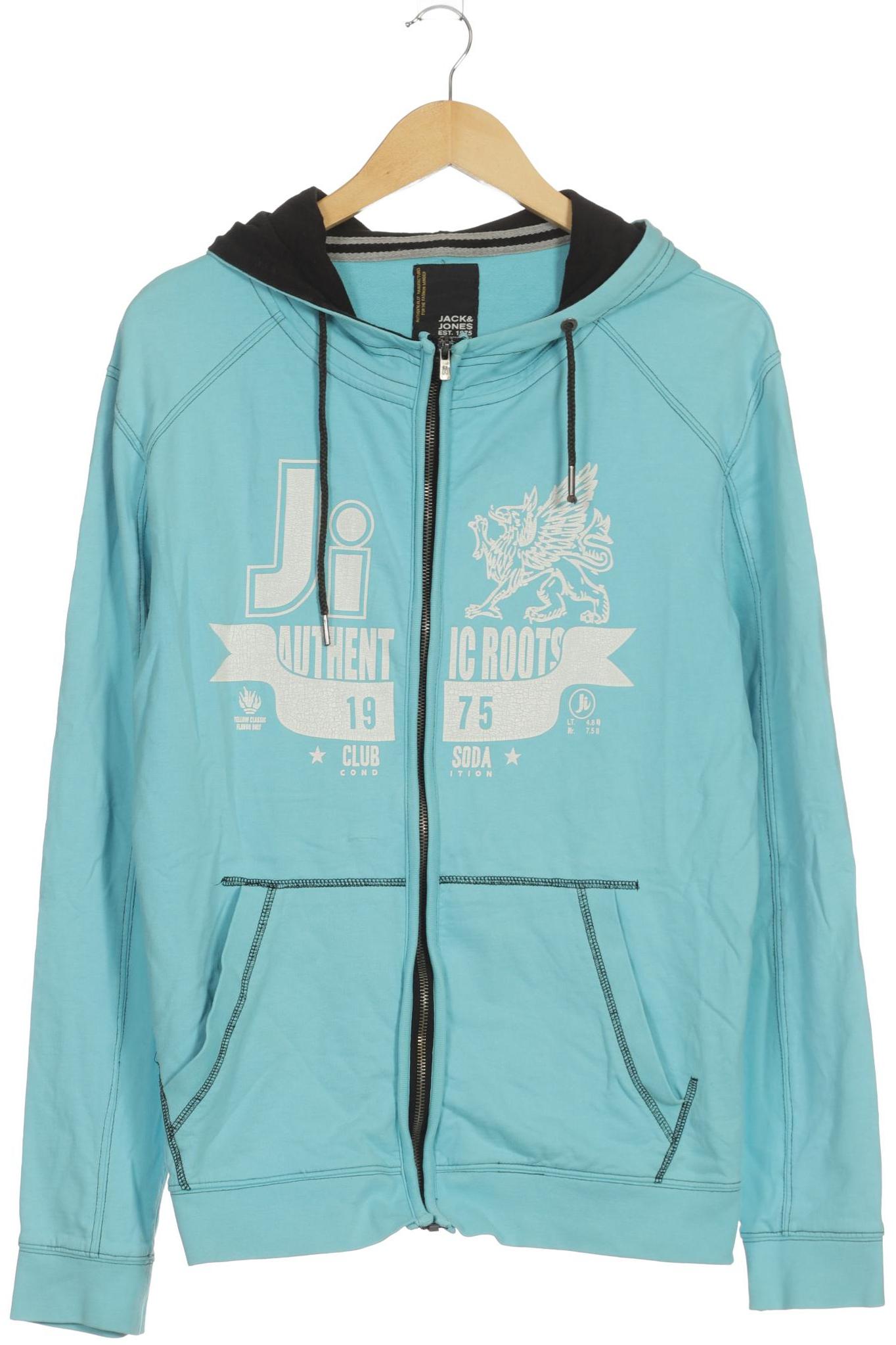 

Jack & Jones Herren Kapuzenpullover, blau, Gr.