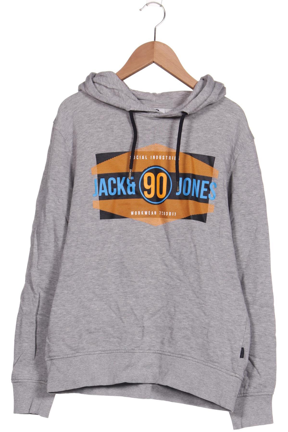 

JACK & JONES Herren Kapuzenpullover, grau