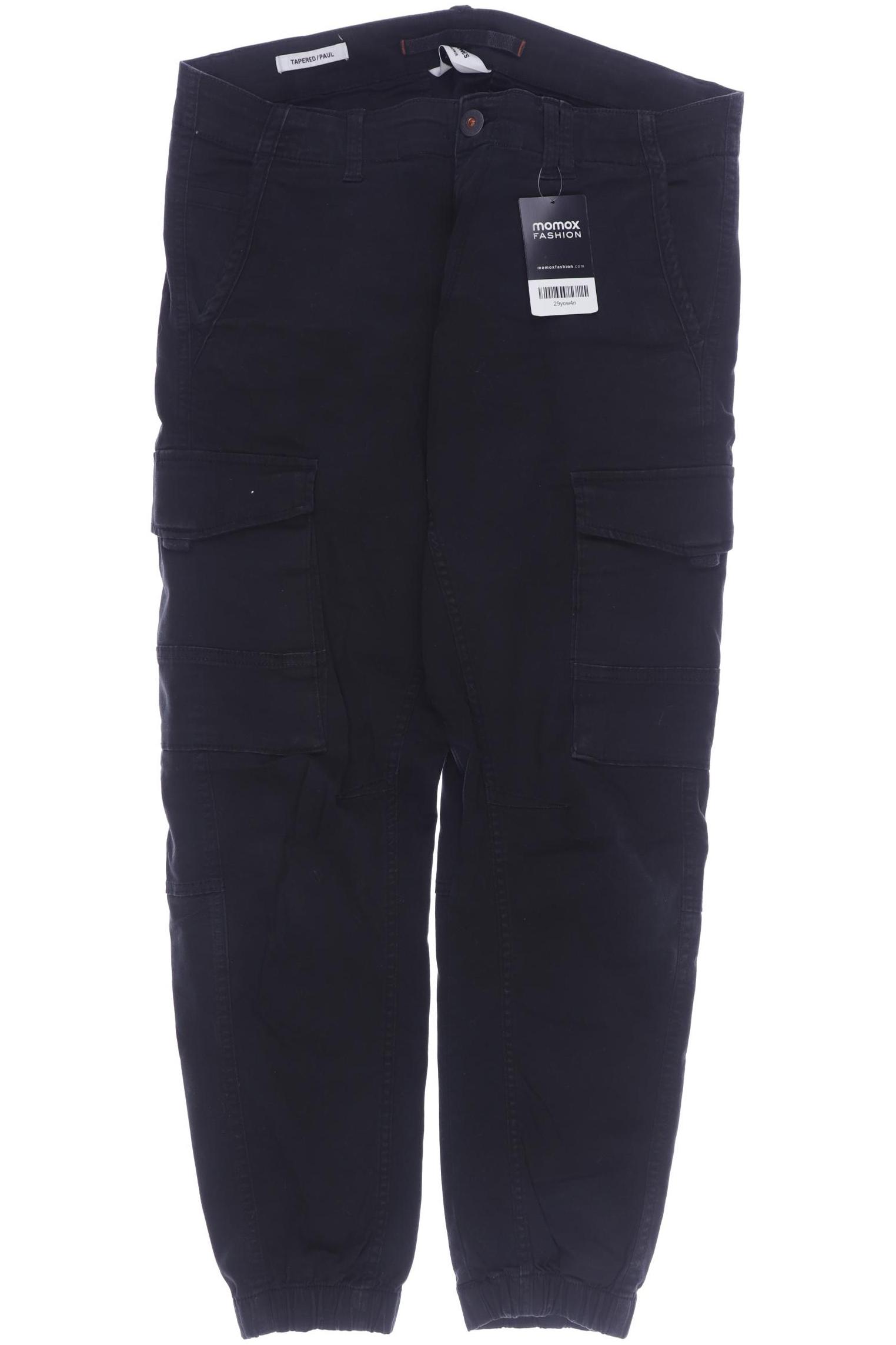 

JACK & JONES Herren Stoffhose, schwarz