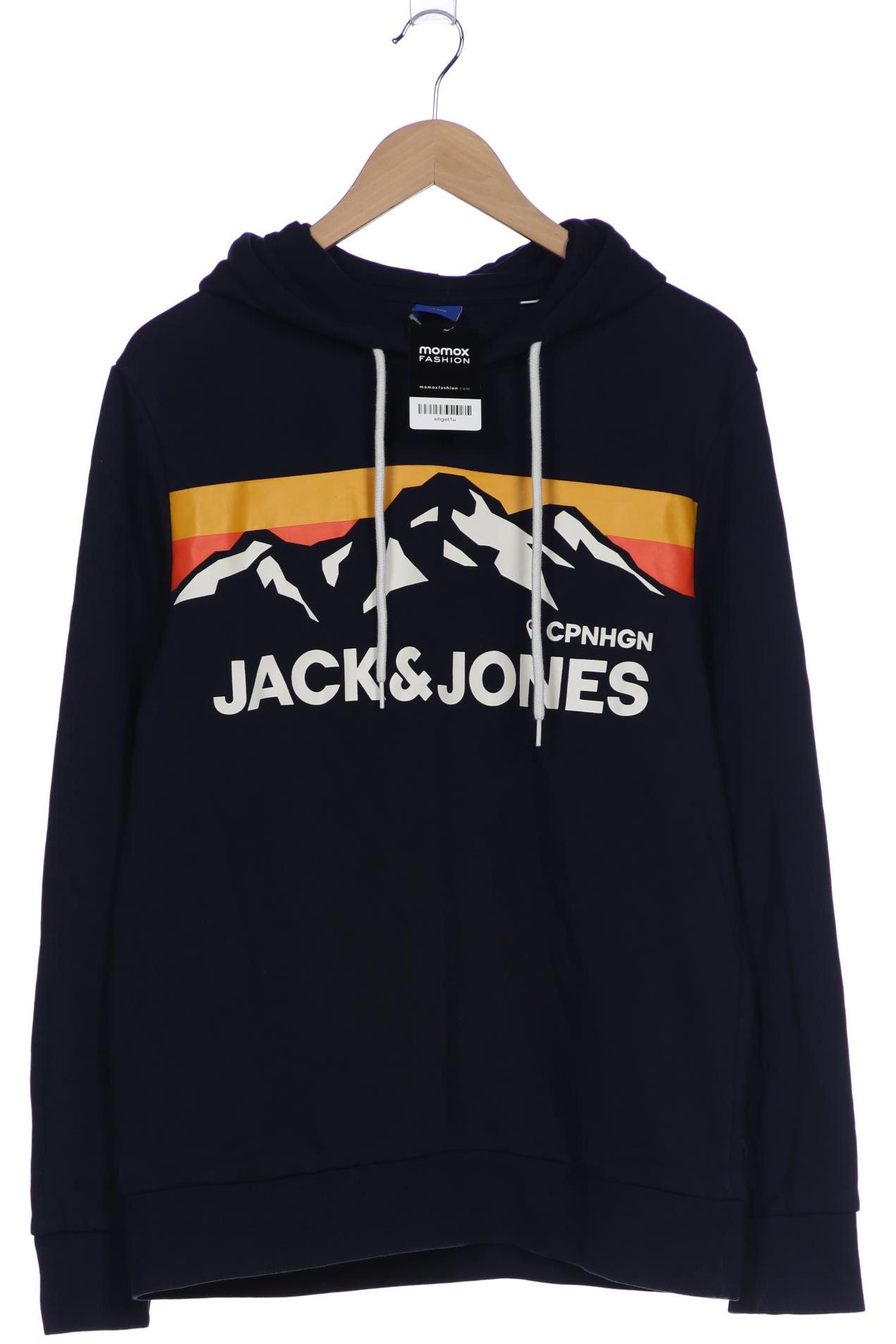 

Jack & Jones Herren Kapuzenpullover, marineblau, Gr. 52