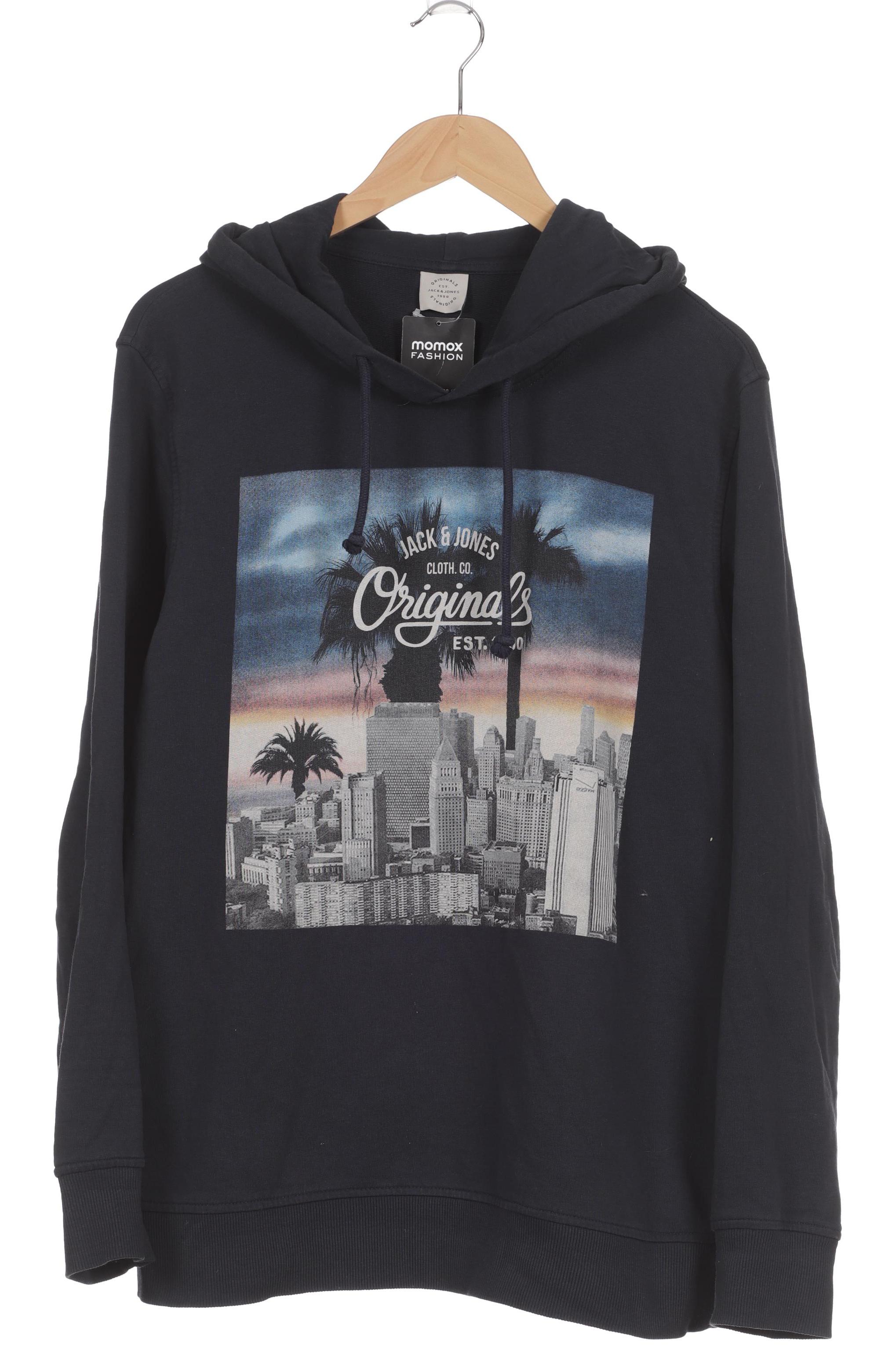 

Jack & Jones Herren Kapuzenpullover, blau, Gr. 52