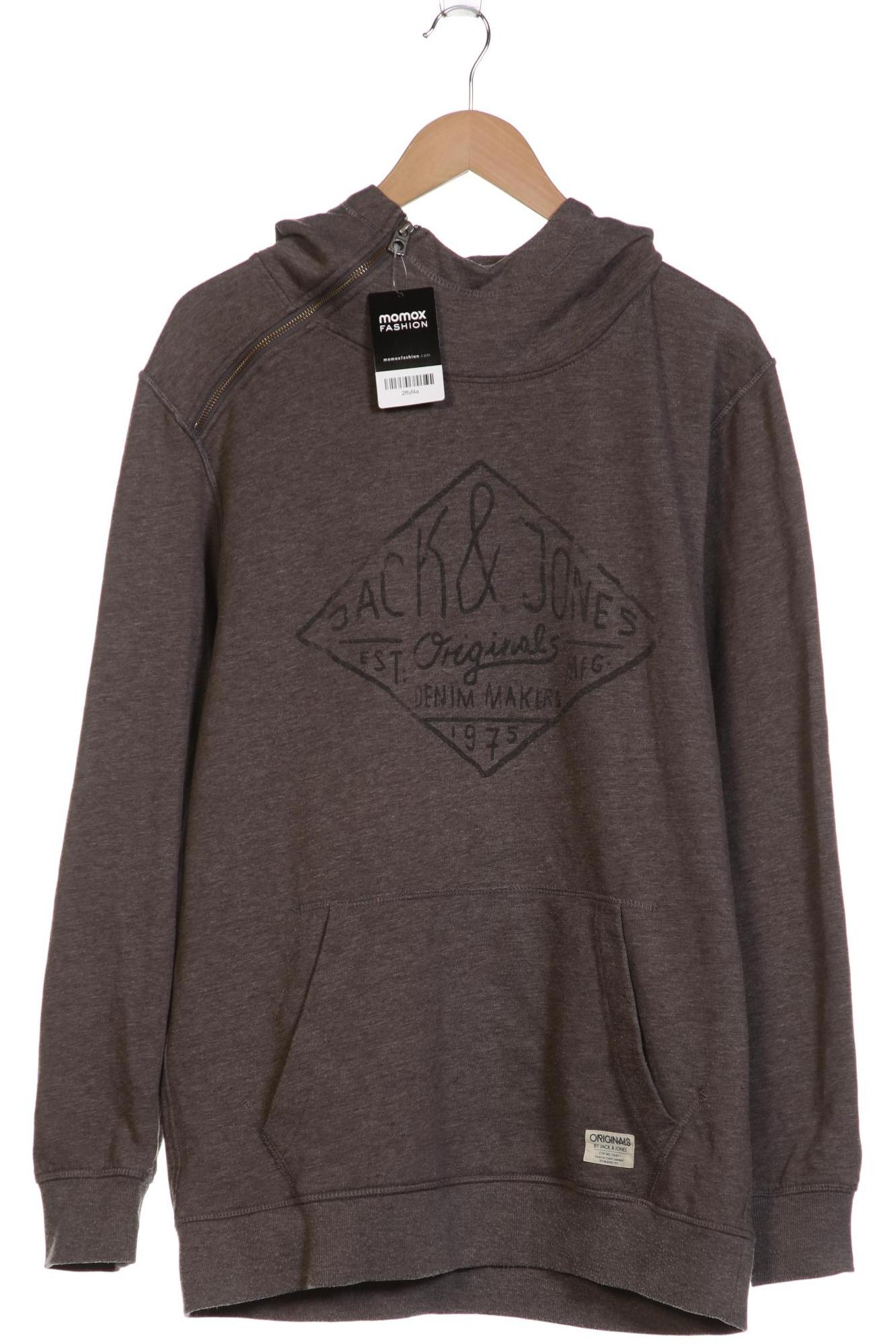 

Jack & Jones Herren Kapuzenpullover, grau, Gr. 54