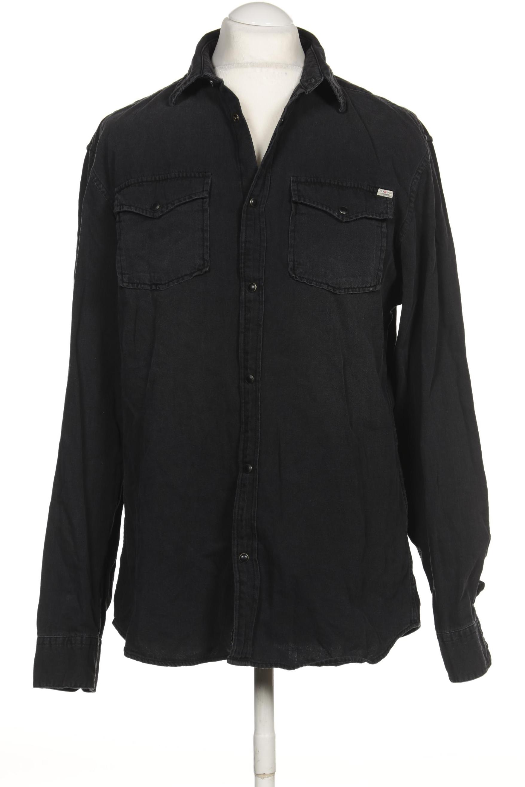 

JACK & JONES Herren Hemd, schwarz