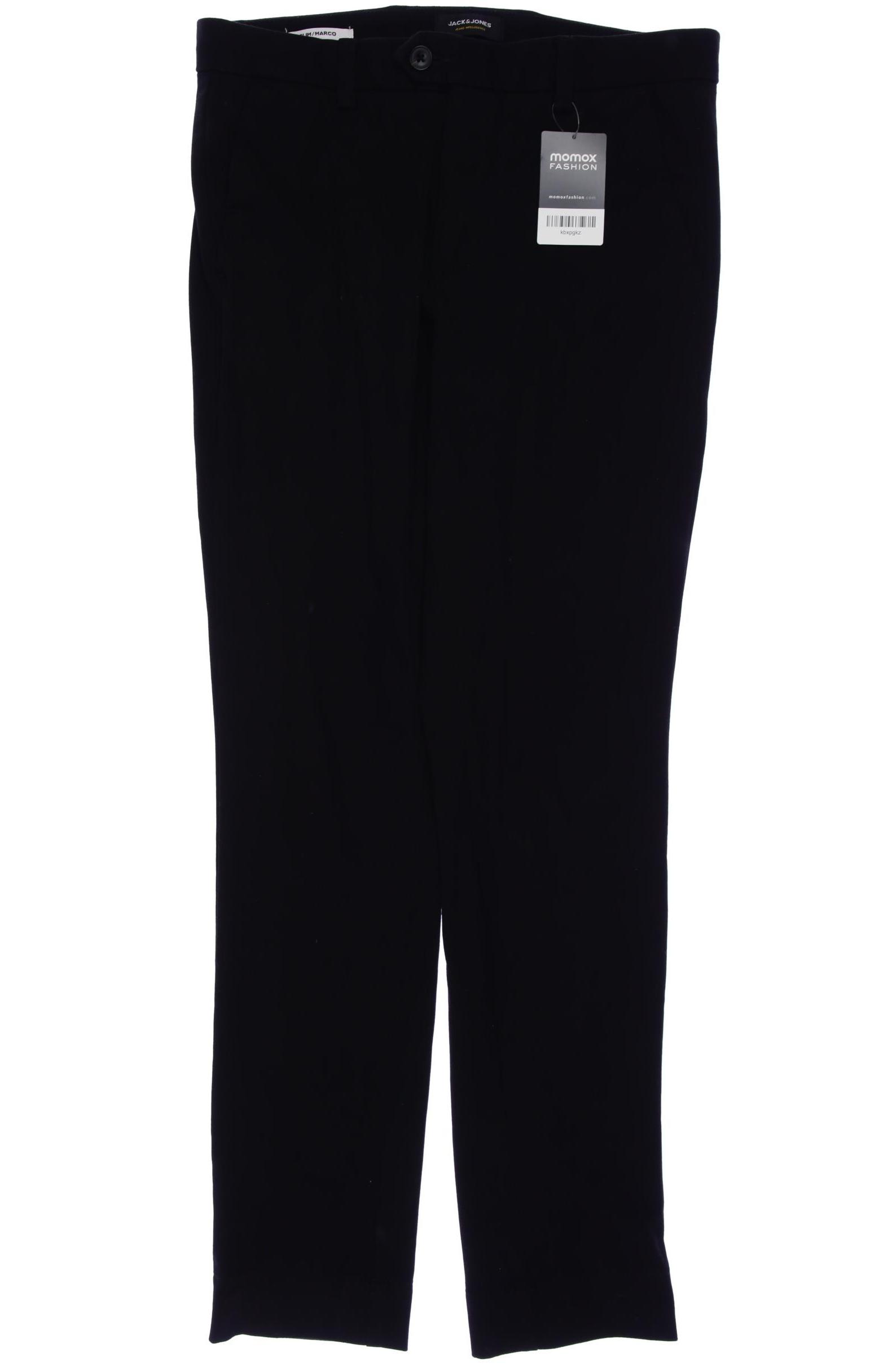 

Jack & Jones Herren Stoffhose, schwarz, Gr. 30