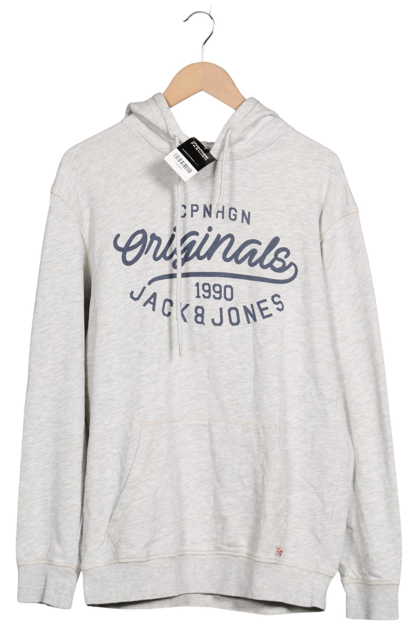 

Jack & Jones Herren Kapuzenpullover, silber, Gr. 54