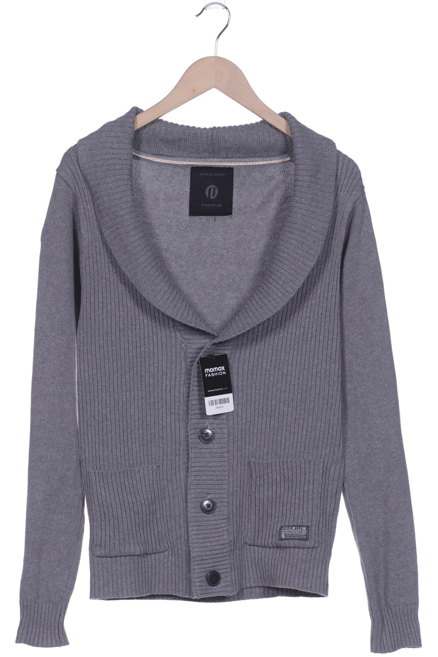 

JACK & JONES Herren Strickjacke, grau