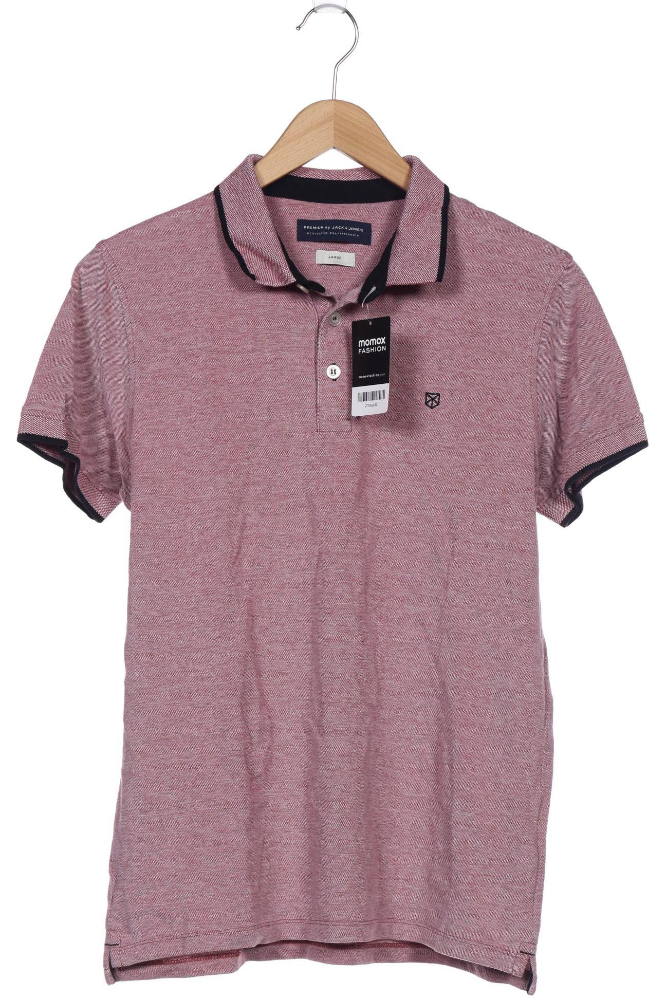 

JACK & JONES Herren Poloshirt, pink