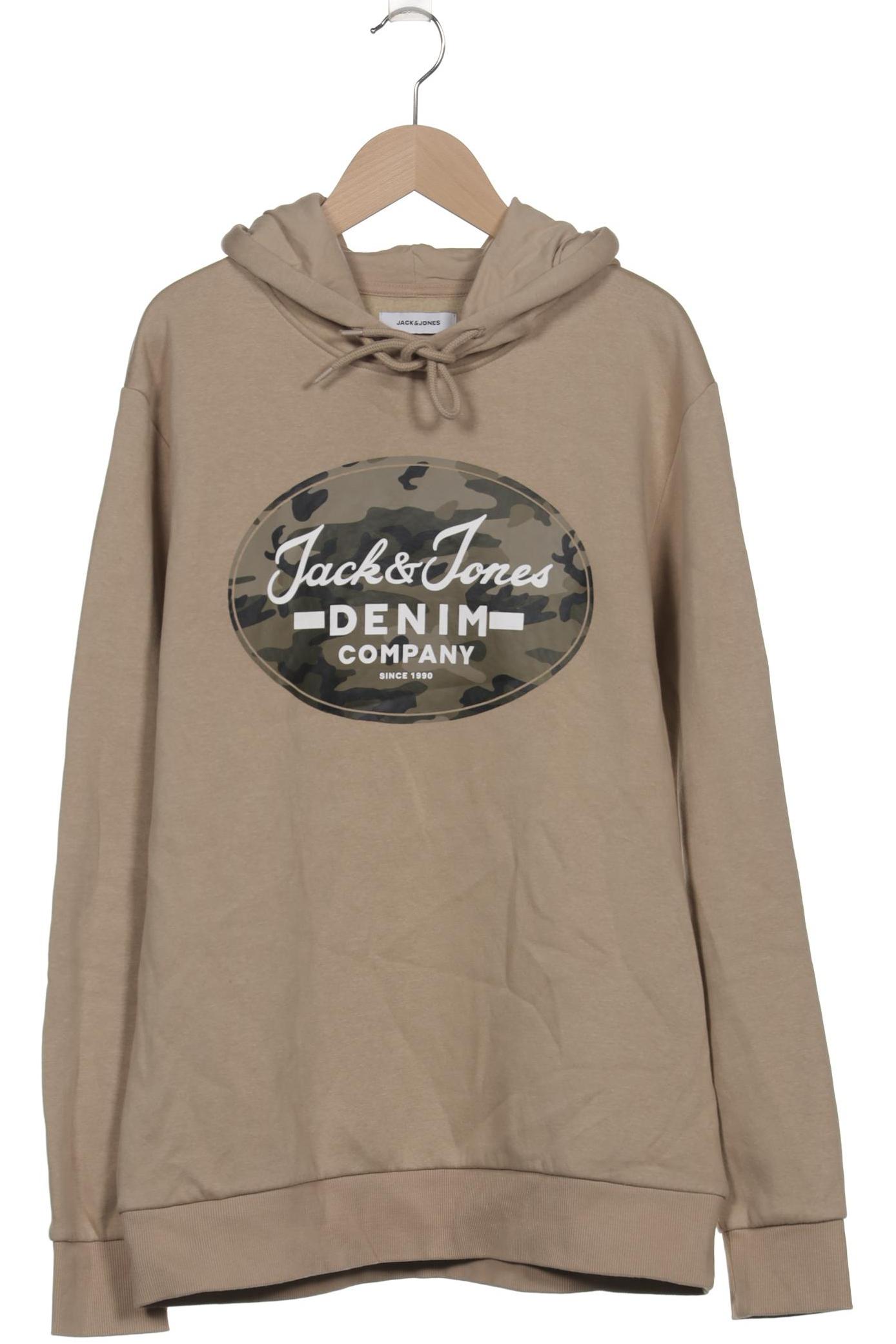 

Jack & Jones Herren Kapuzenpullover, beige, Gr. 52